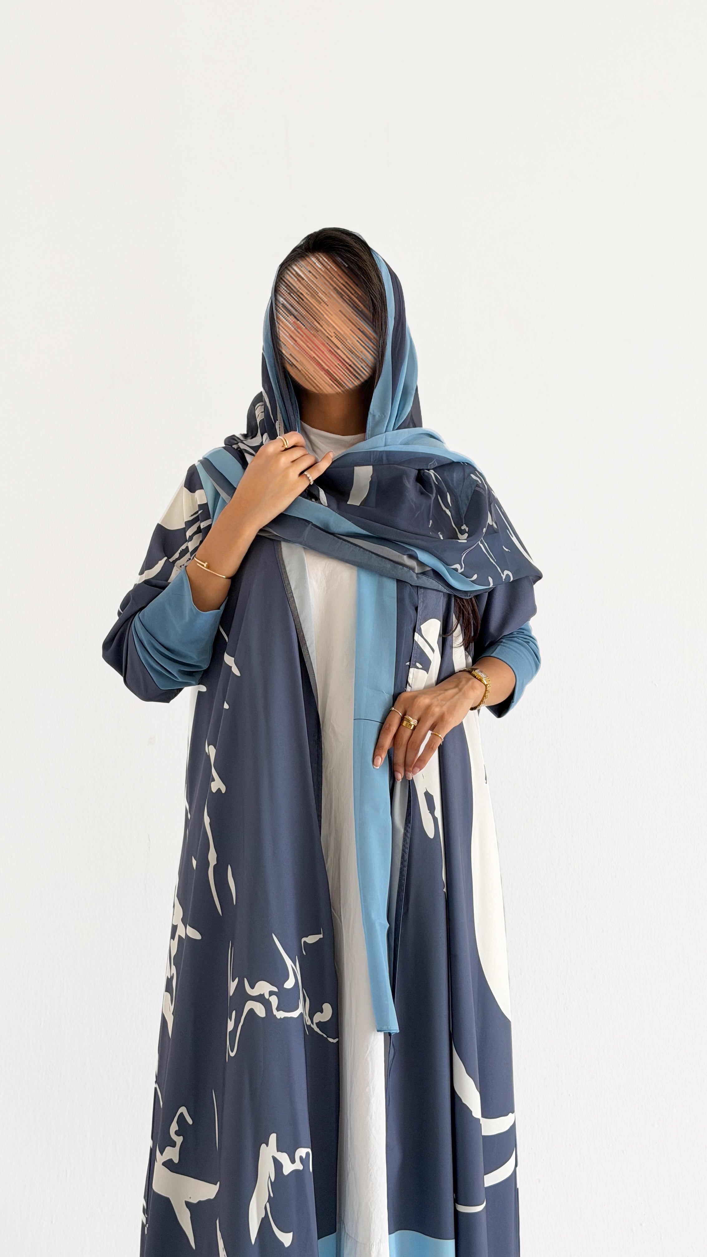 MWT1161 - عباية طباعة | Printed Abaya - Aya