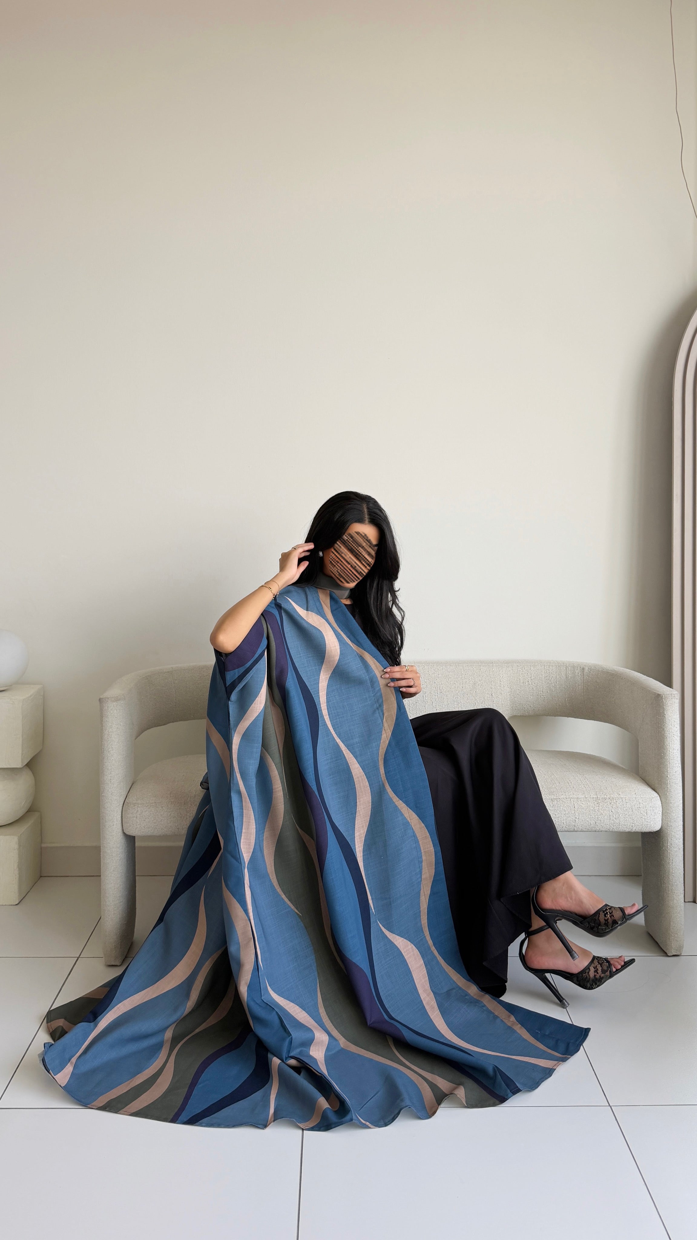 MWT1517 عباية طباعة | Printed Abaya
