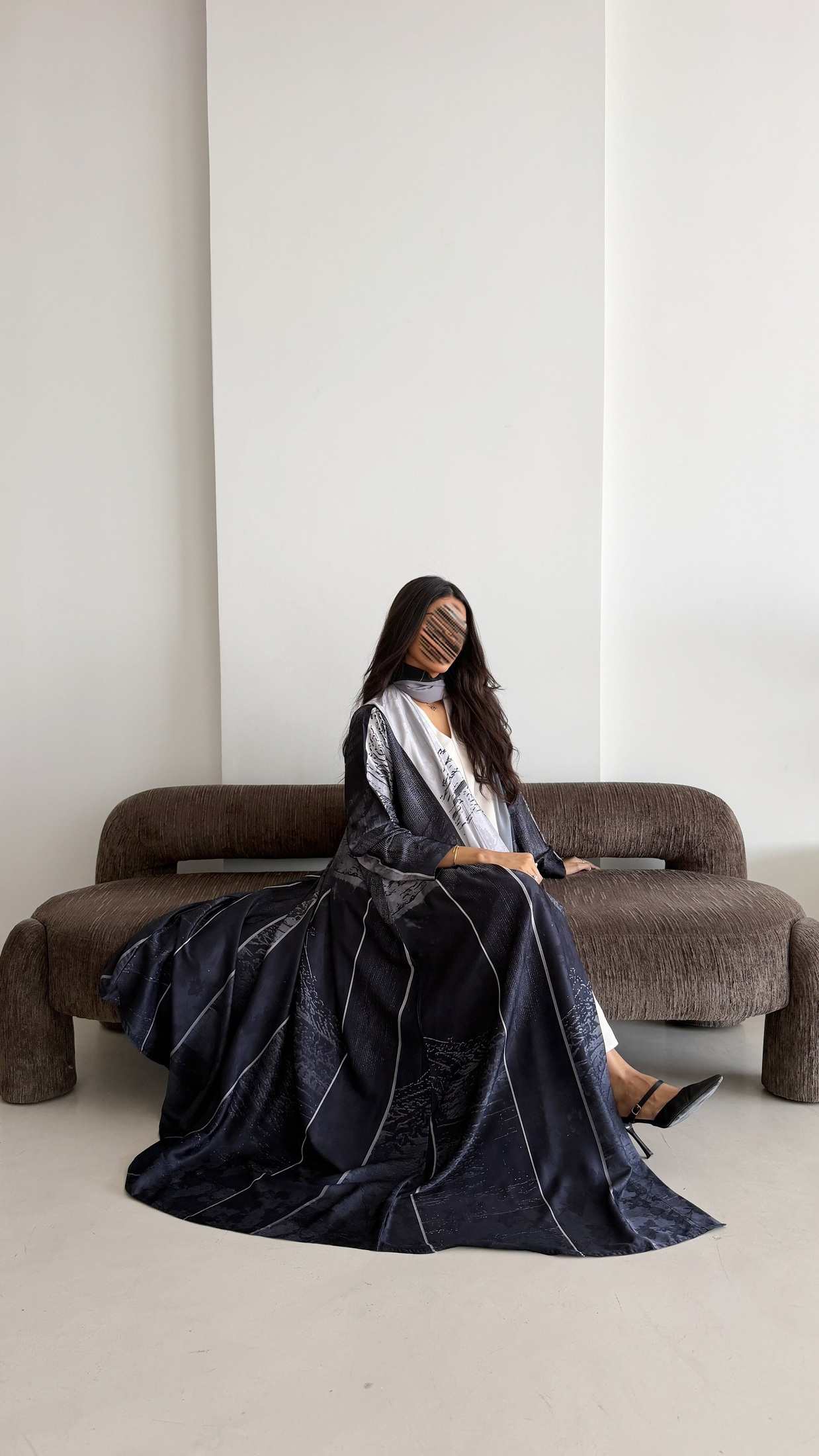 MWT1437 عباية طباعة | Printed Abaya - Aya