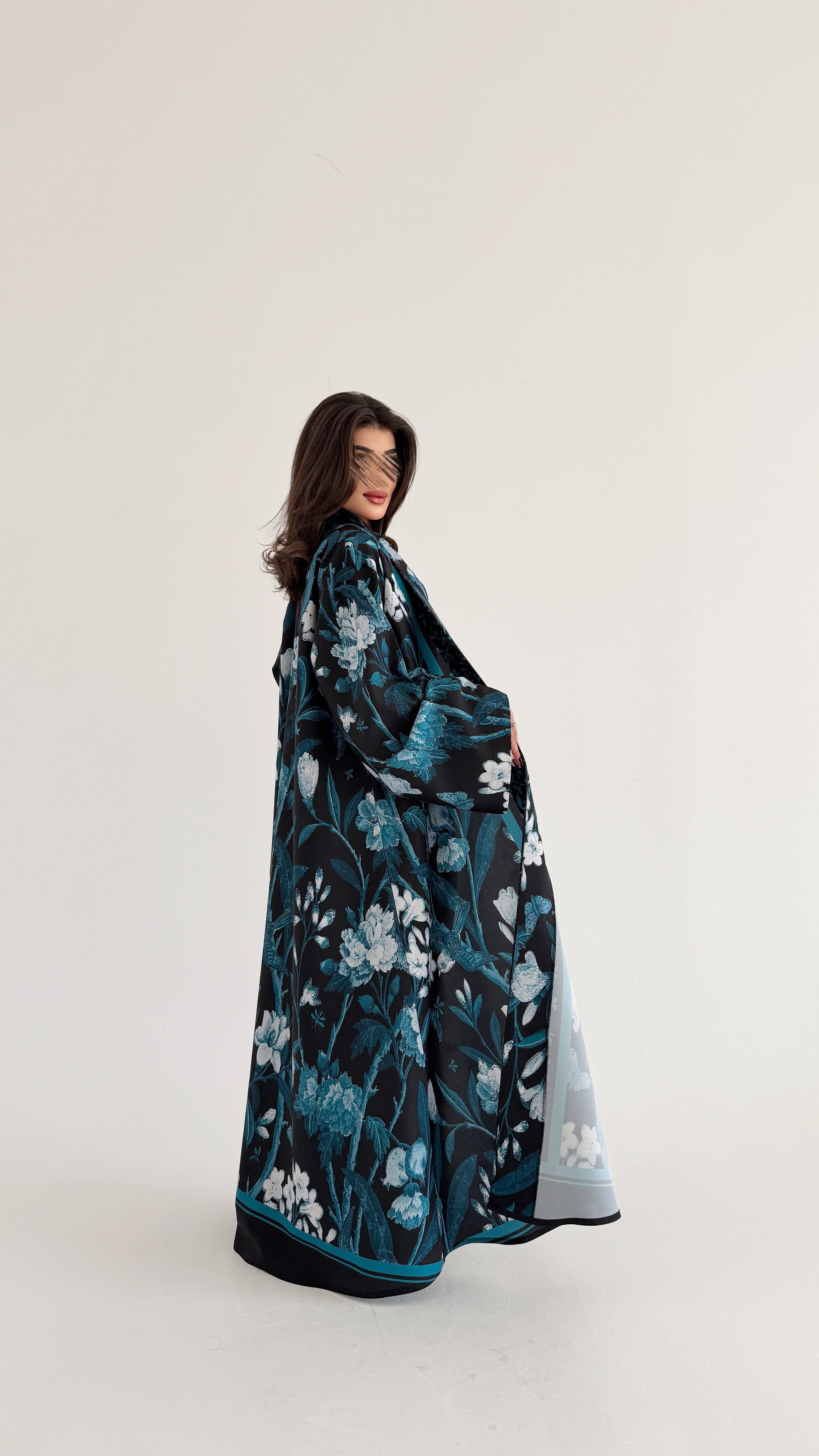 MWT1074 - عباية طباعة | Printed Abaya - Aya