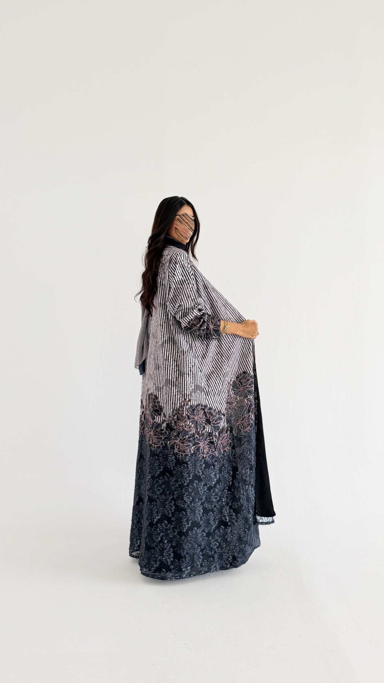 MWT1359 عباية طباعة | Printed Abaya - Aya