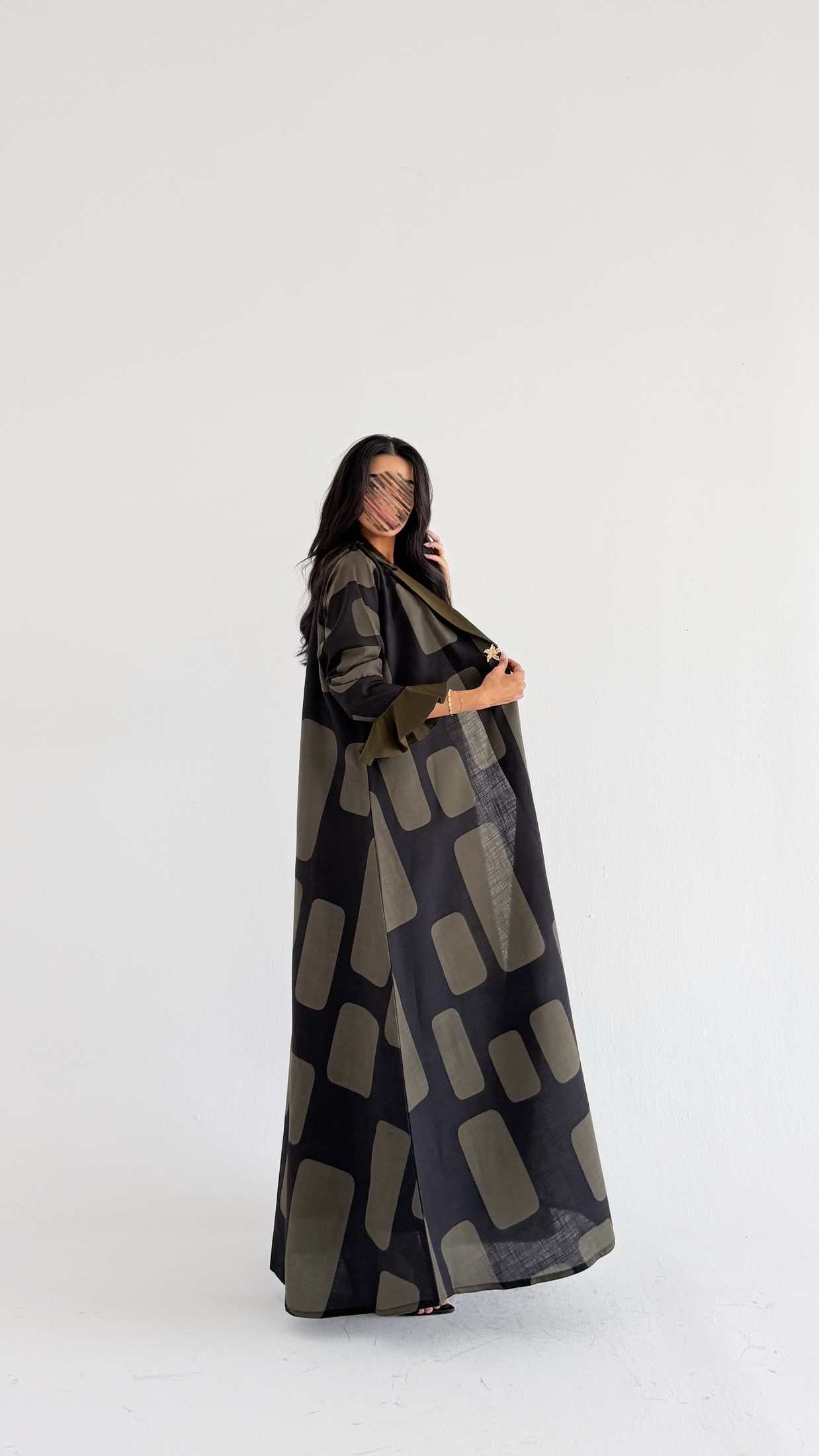 MWT1521 عباية طباعة | Printed Abaya