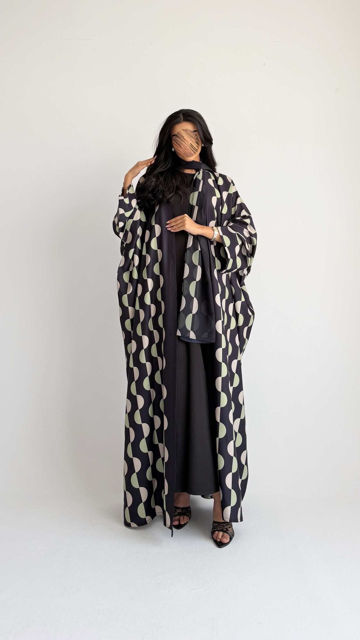 MWT2097 - Summer Printed Abaya |  عباية صيفية طباعة - Aya