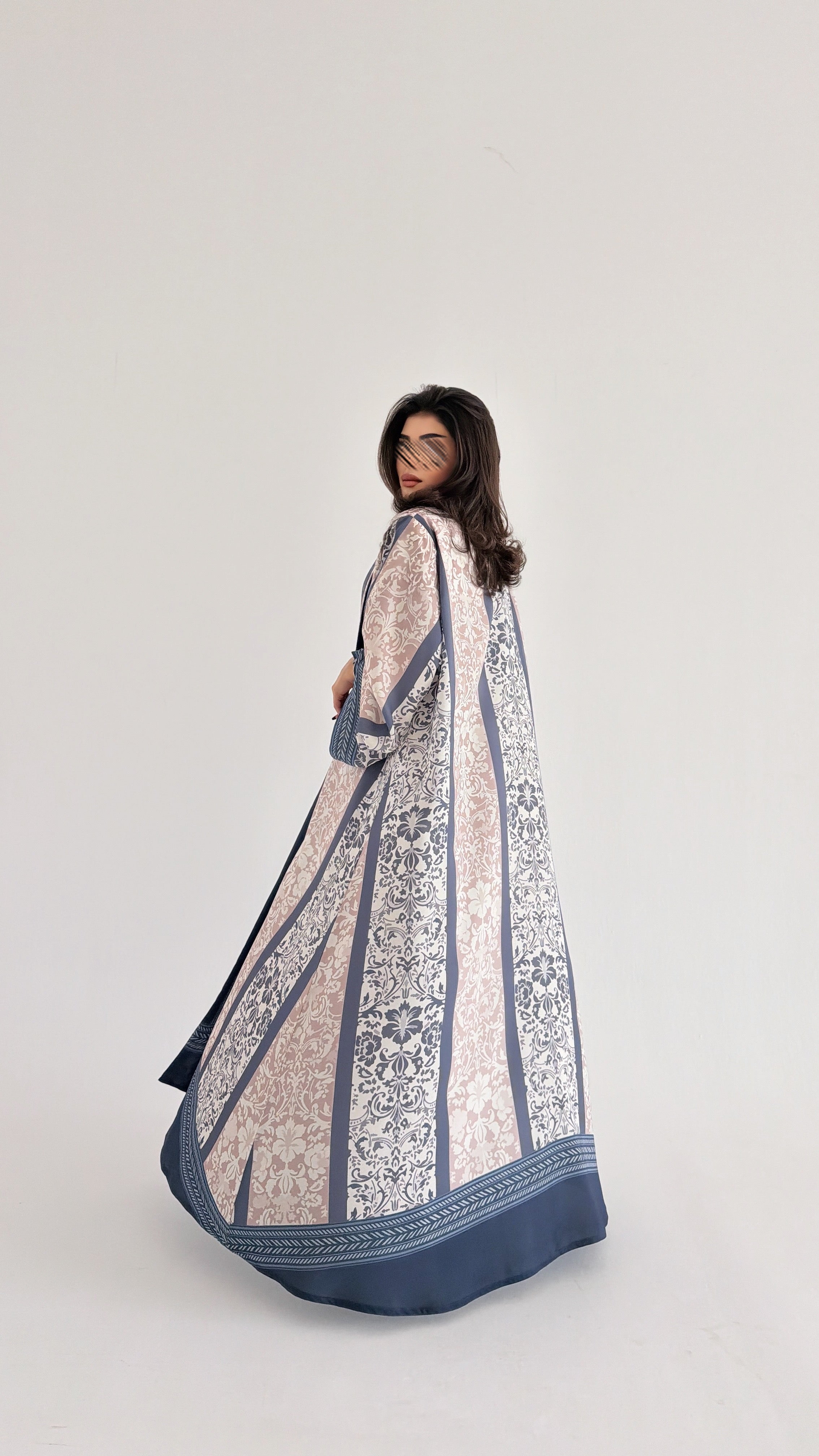 MWT1066 -عباية طباعة | Printed Abaya - Aya