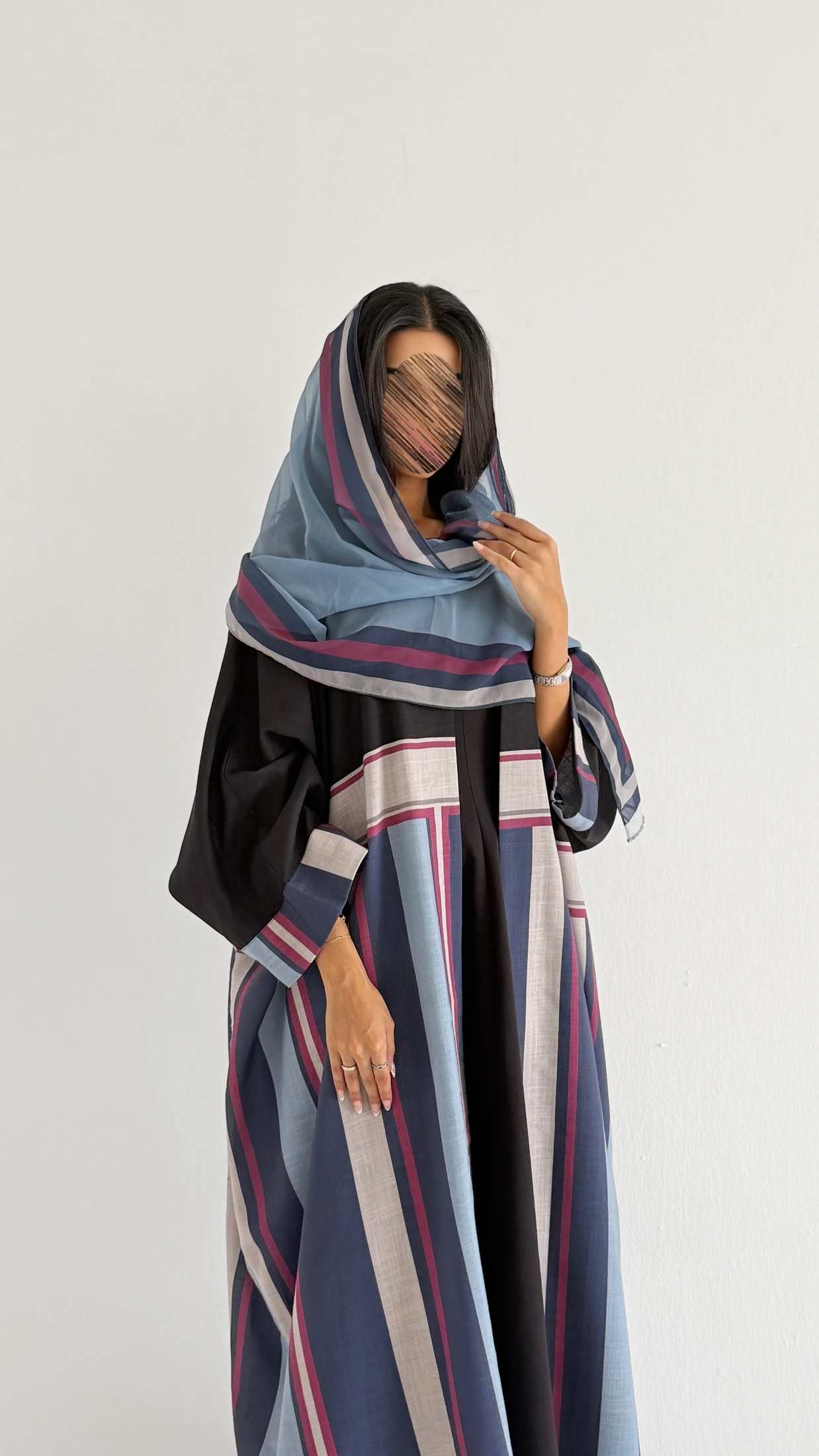 MWT1522 عباية طباعة | Printed Abaya - Aya