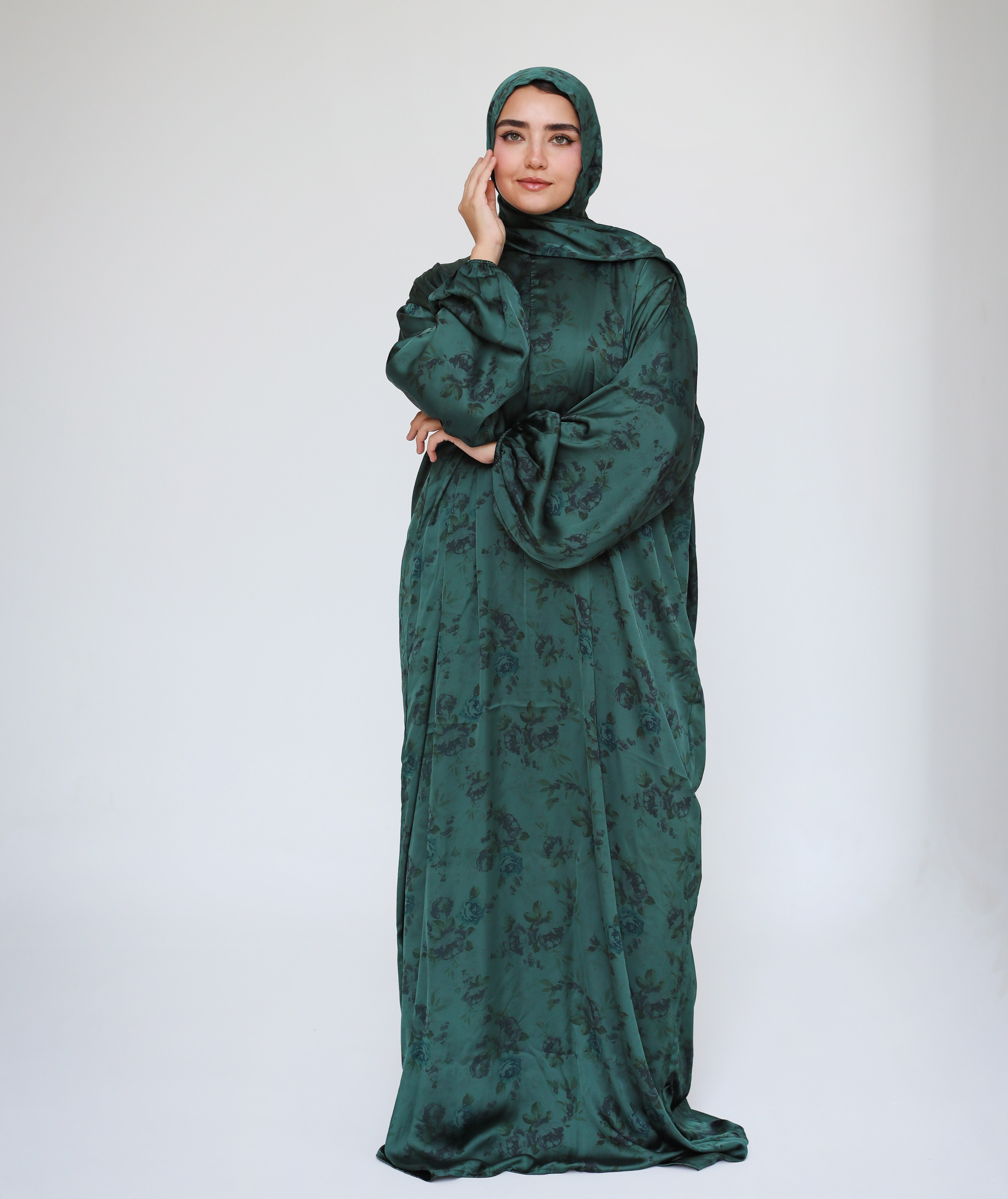 Holy Aura in Green Prayer Dress - Aya