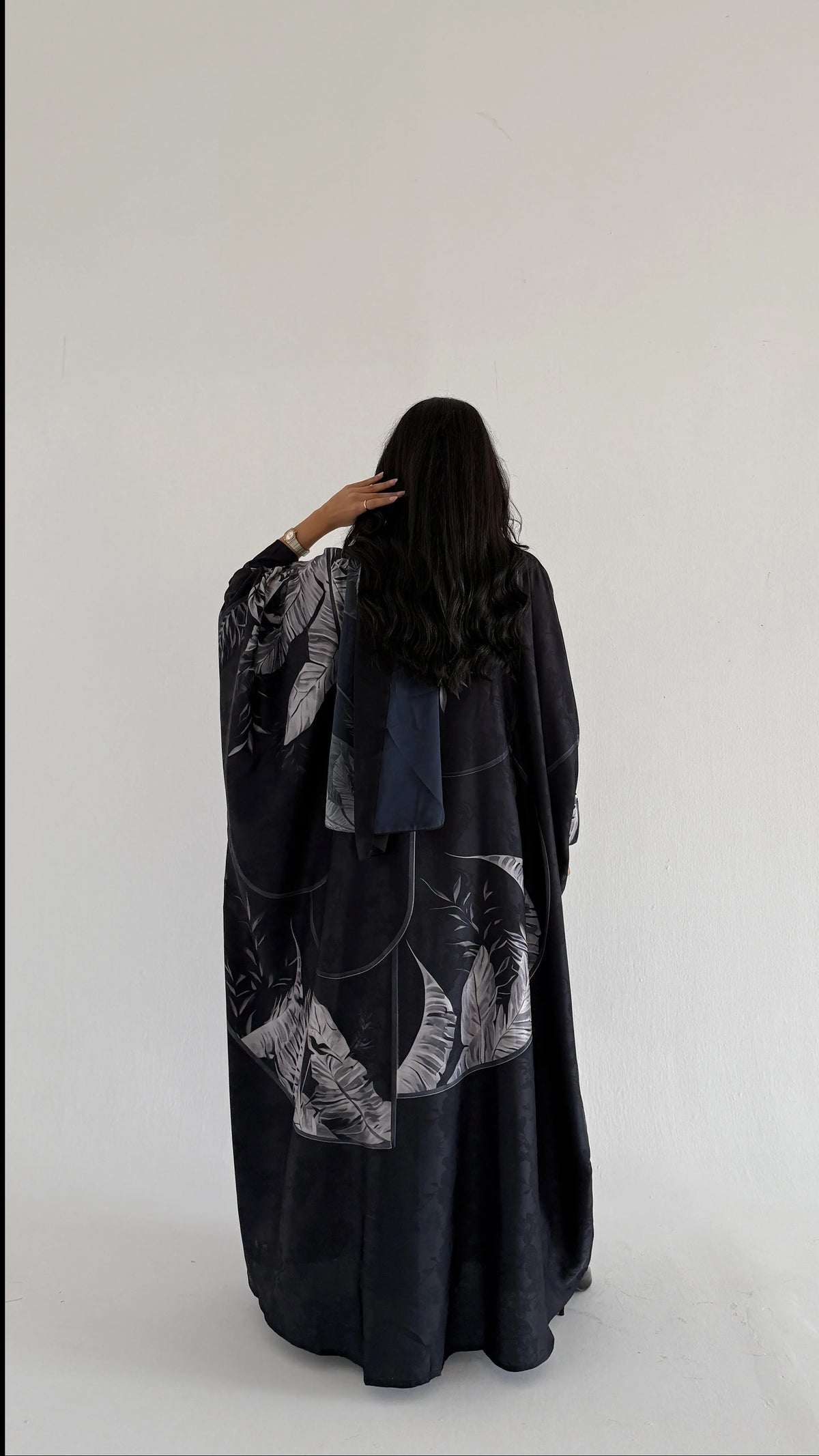 MWT1431 عباية طباعة | Printed Abaya - Aya