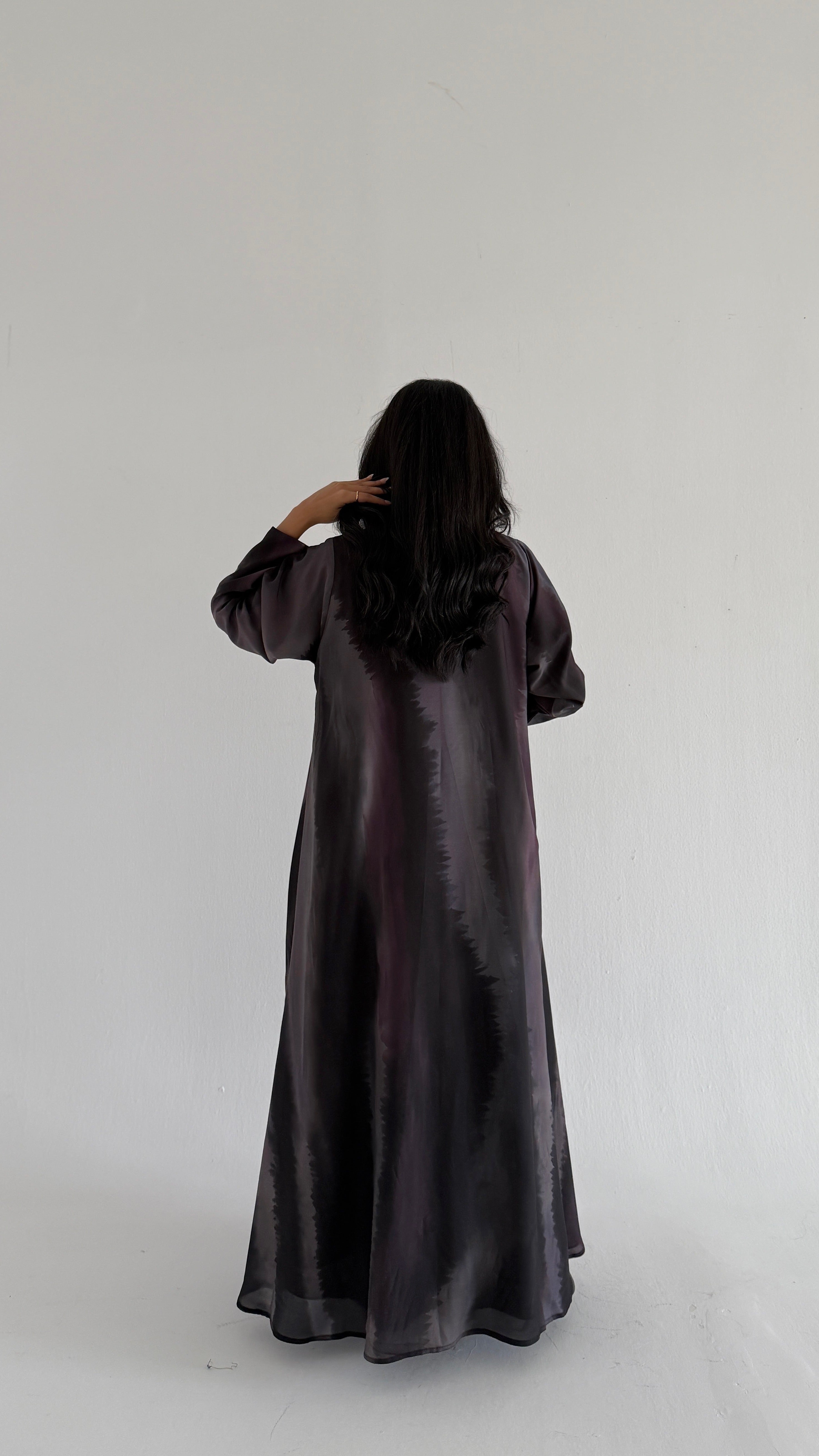 MWT2136 - عباية طباعة- Printed Abaya - Aya
