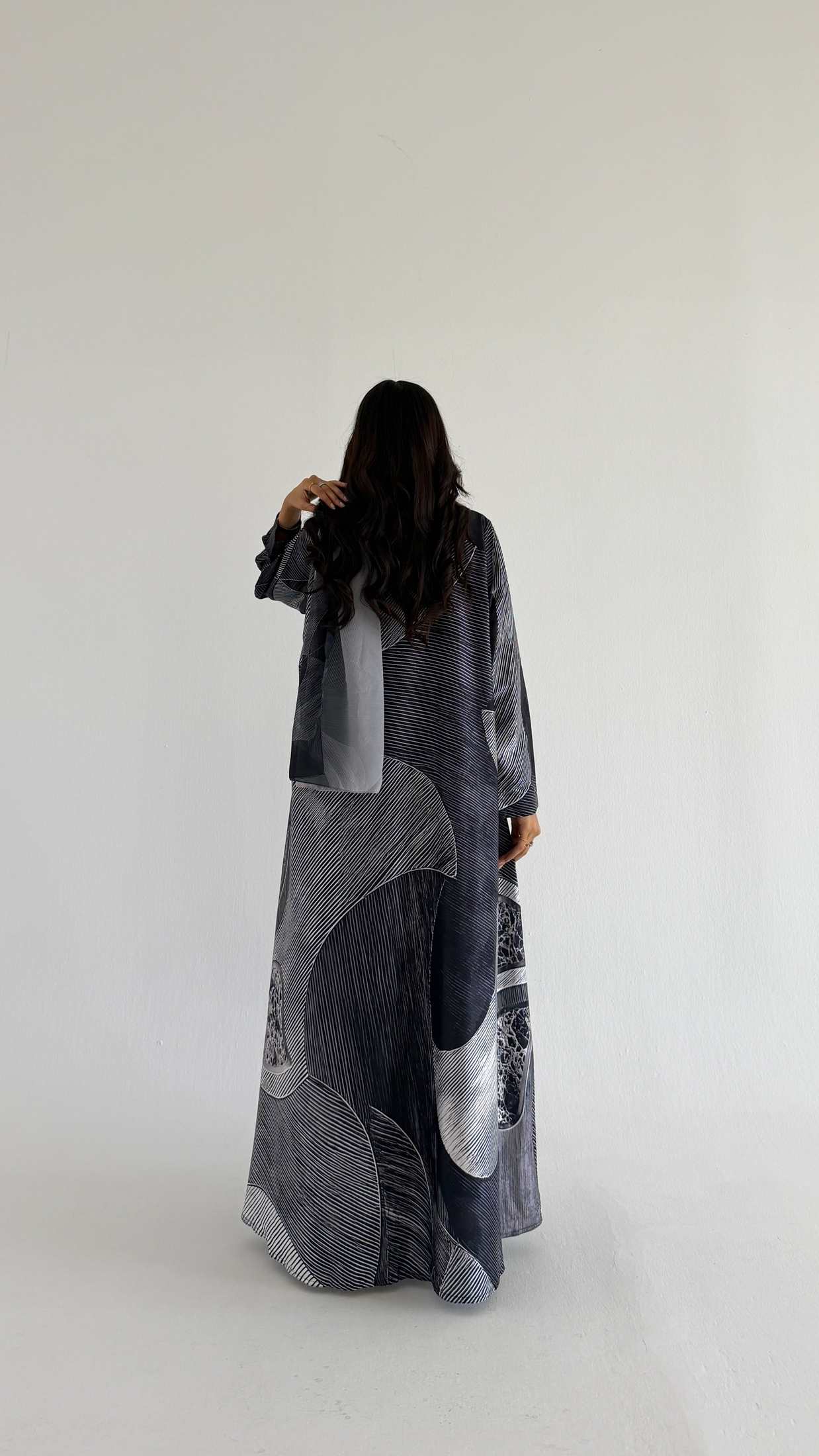 MWT1427 عباية طباعة | Printed Abaya - Aya