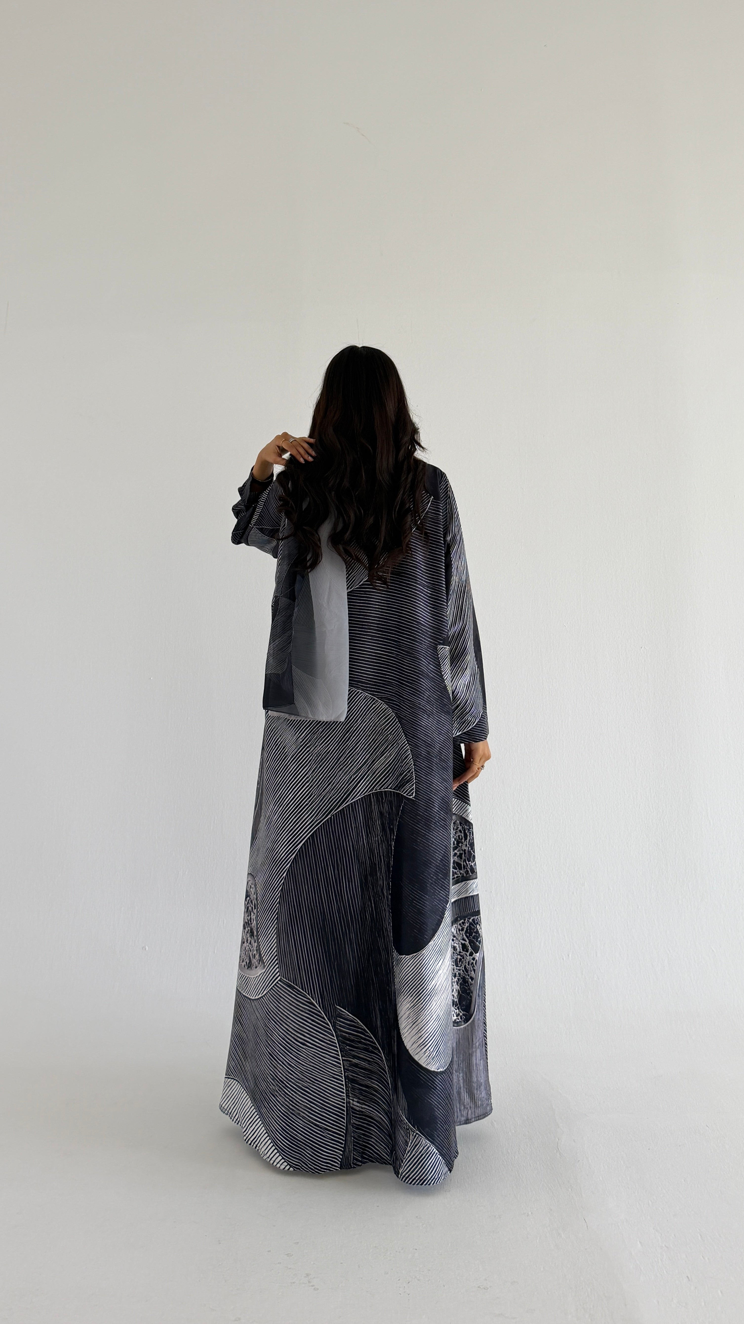 MWT1427 عباية طباعة | Printed Abaya - Aya