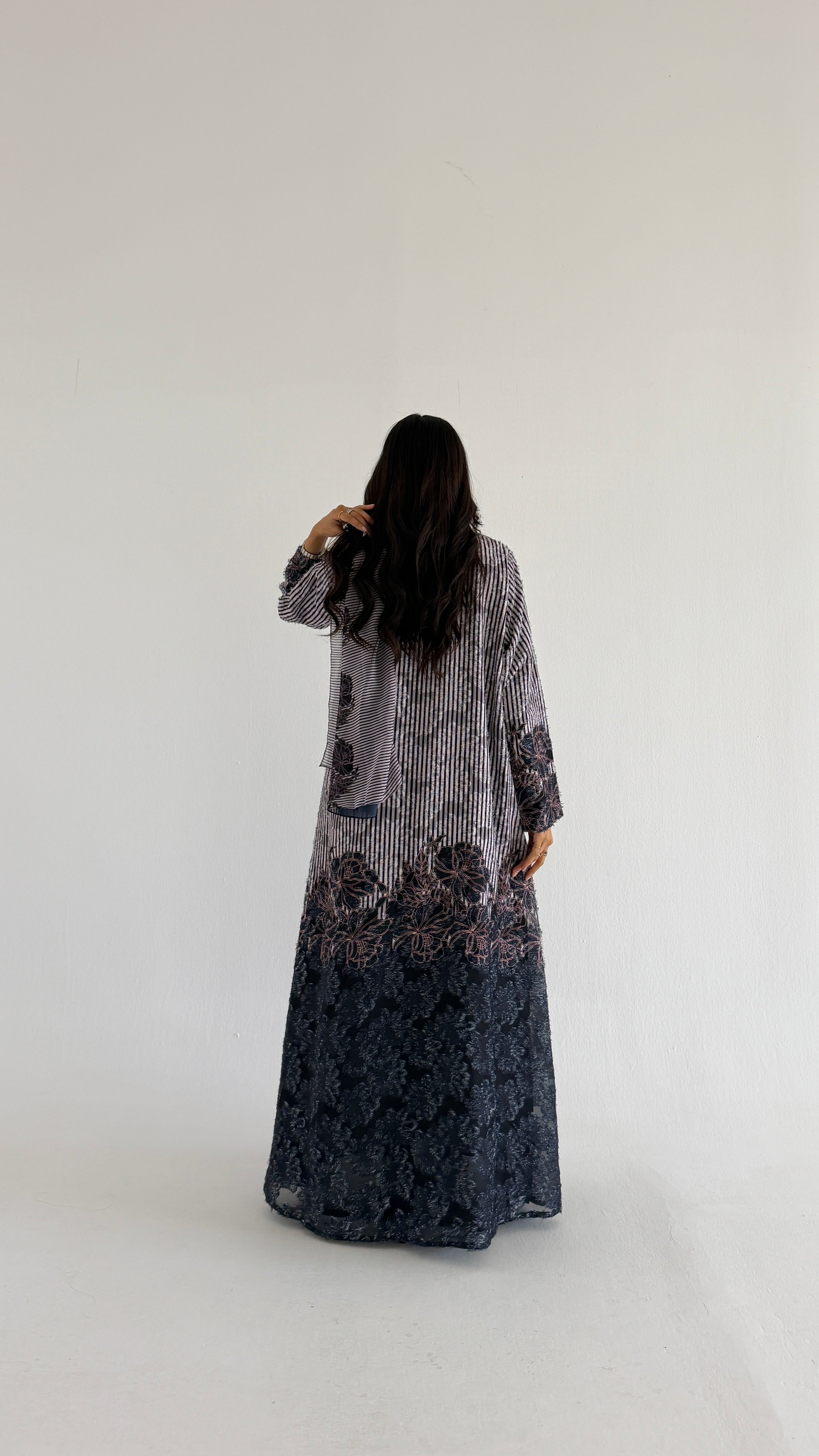 MWT1359 عباية طباعة | Printed Abaya - Aya