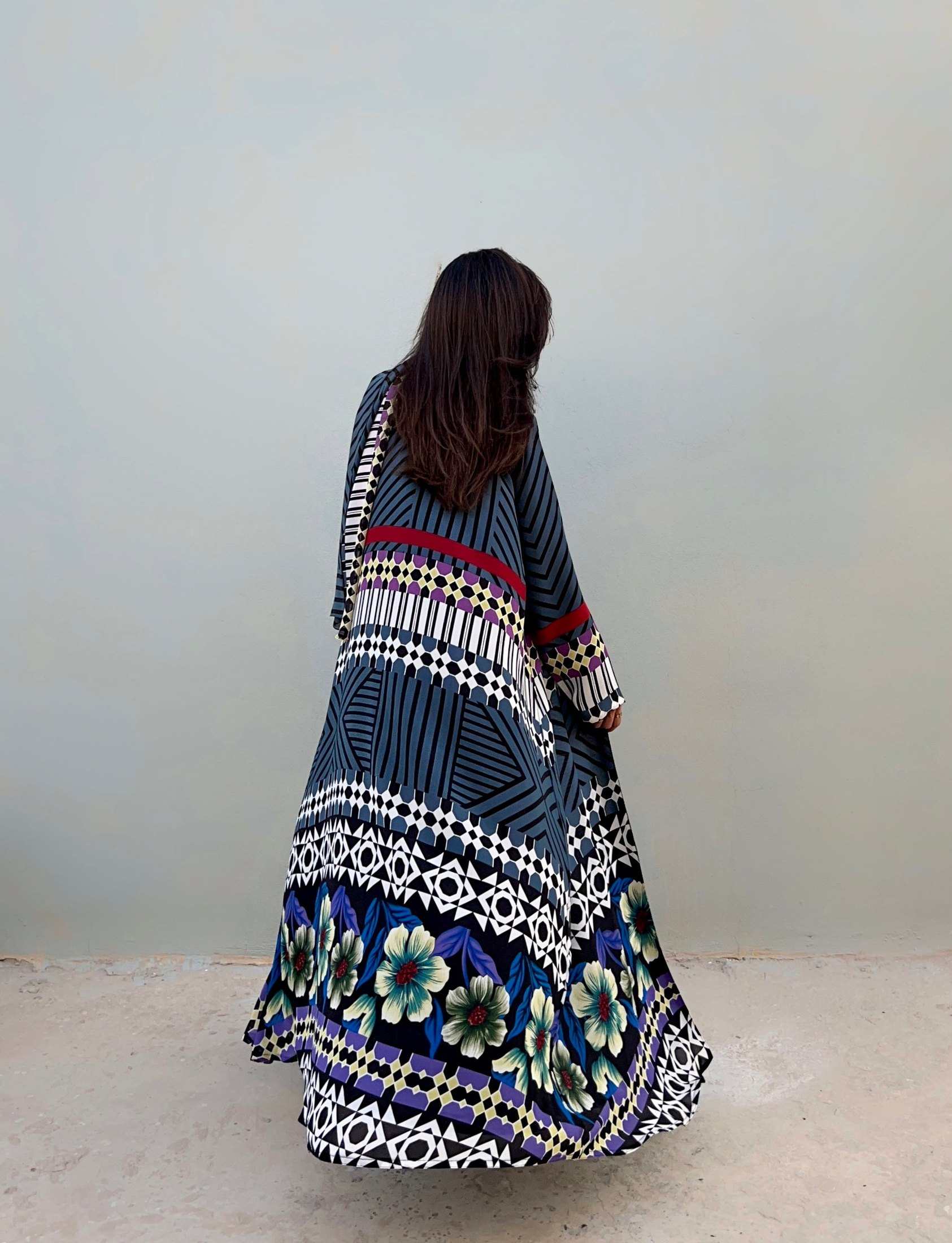 MWT459  - عباية طباعة - Aya