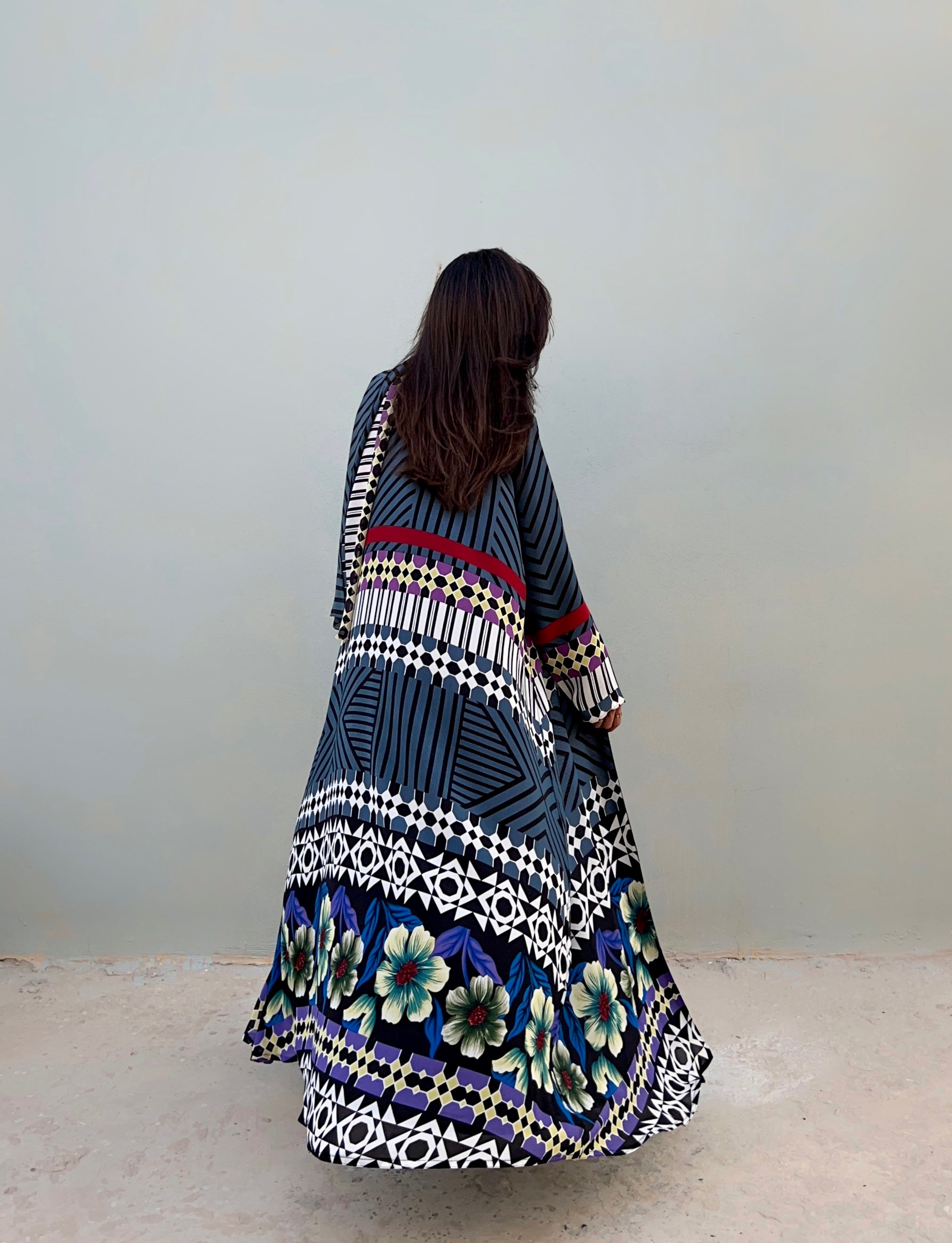MWT459  - عباية طباعة - Aya