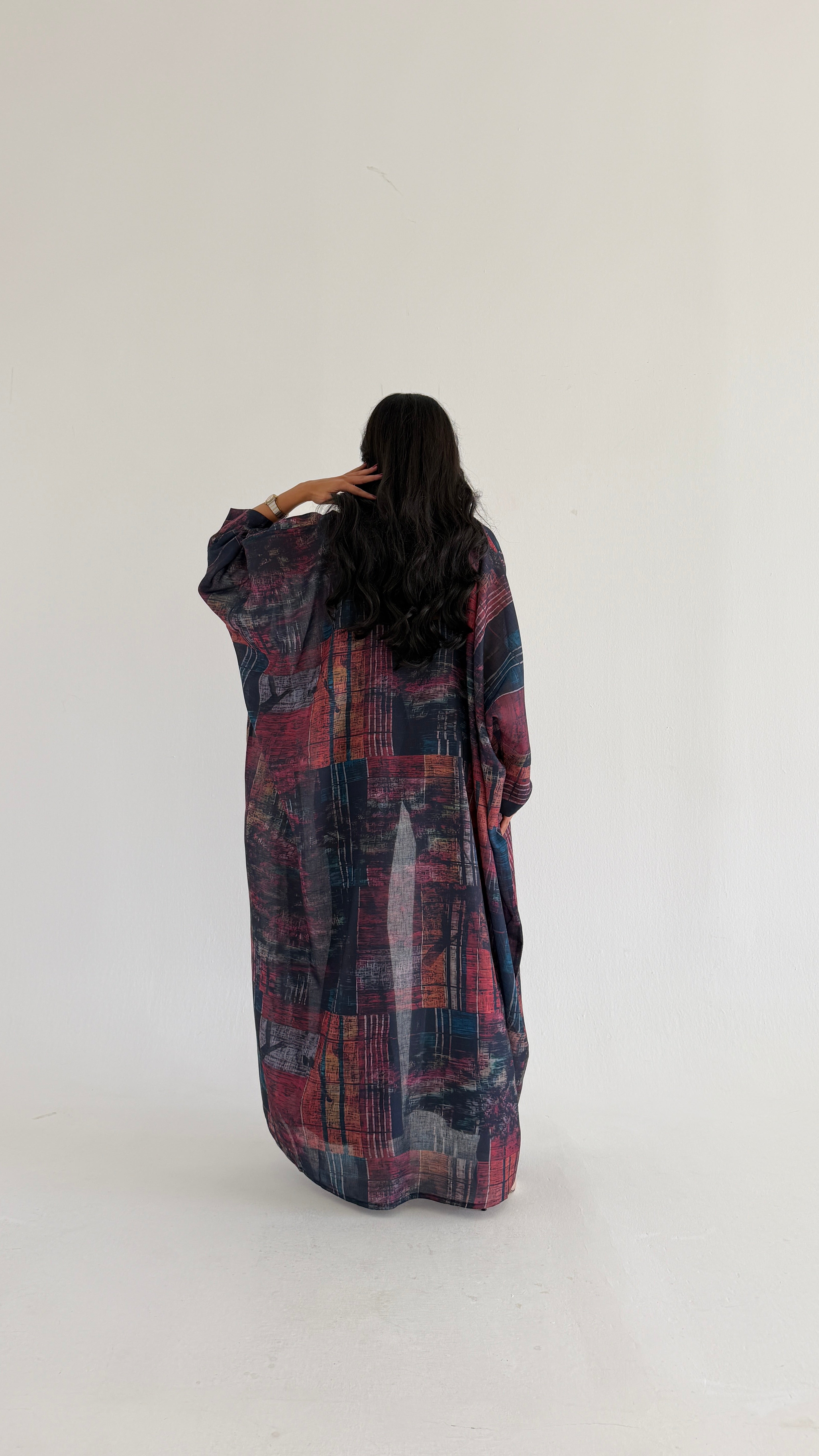 MWT1077 - عباية طباعة | Printed Abaya - Aya