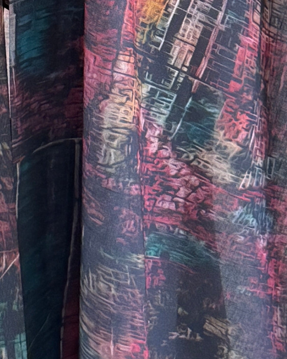 MWT1077 - عباية طباعة | Printed Abaya - Aya