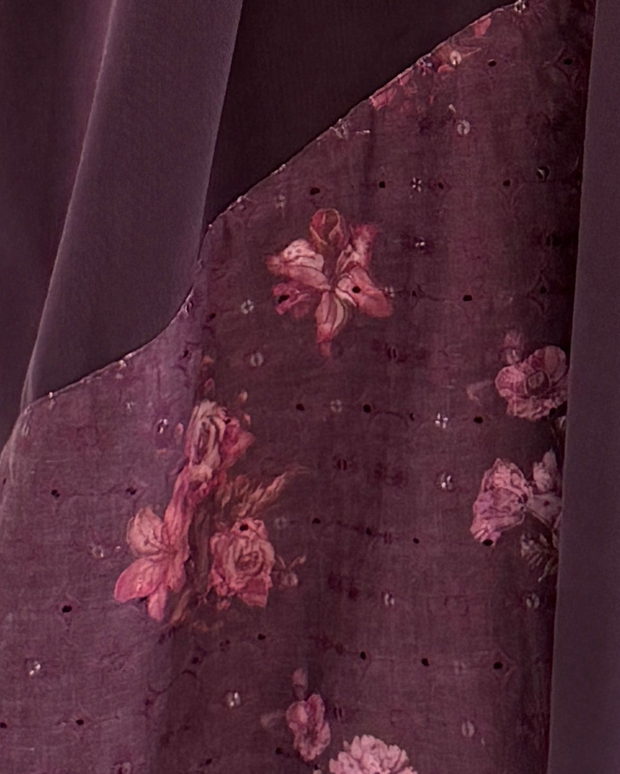 MWT1027 - عبايه بتدخيله ركامة هندي - Aya