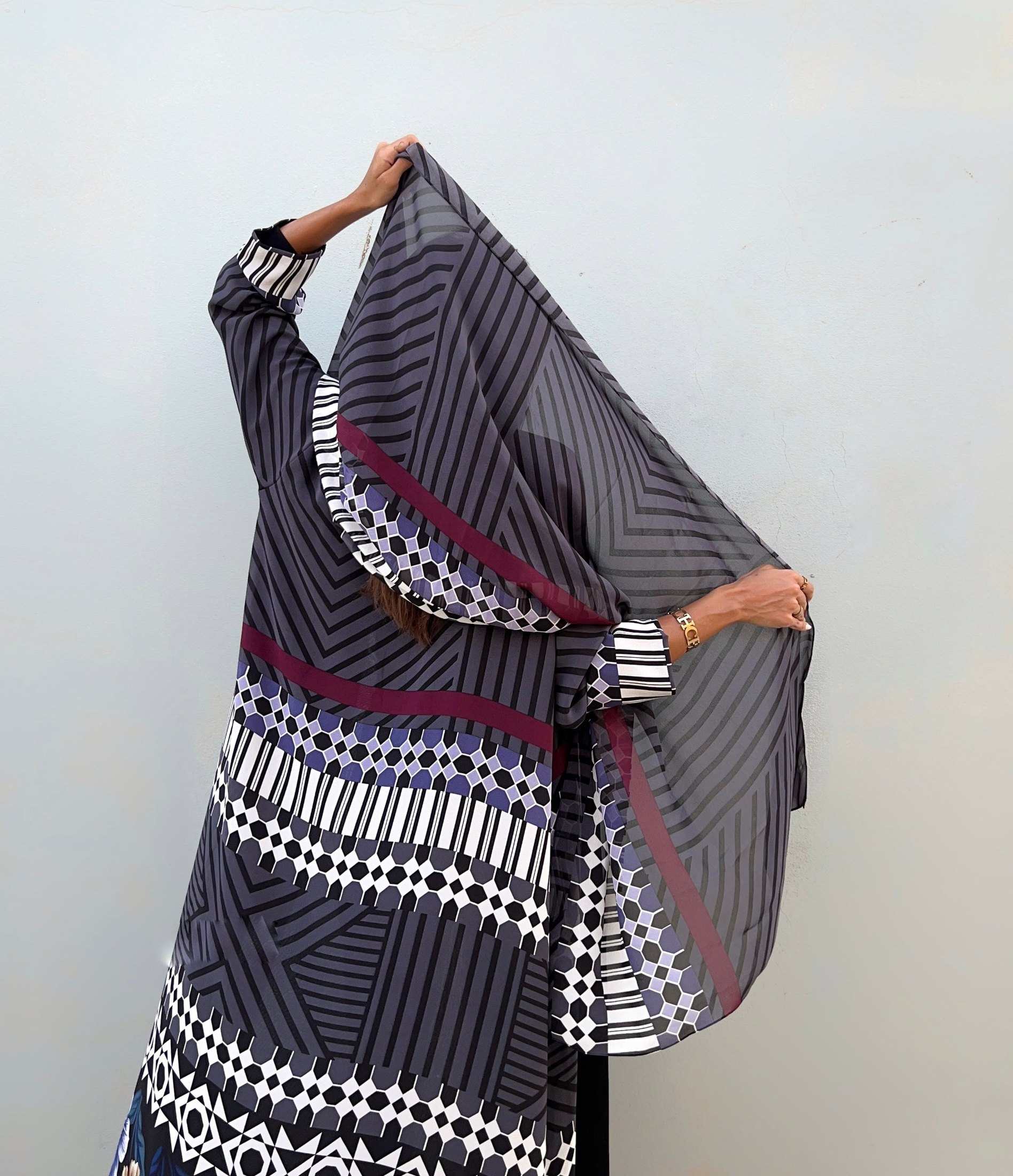 MWT460  - عباية طباعة - Aya