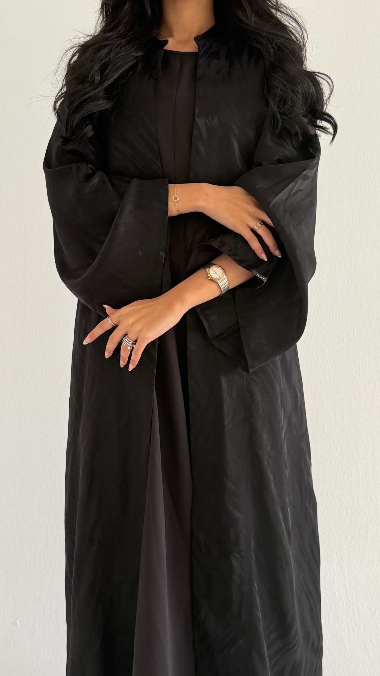 MWT4009 - عباية فيسكوز جاكار - Aya