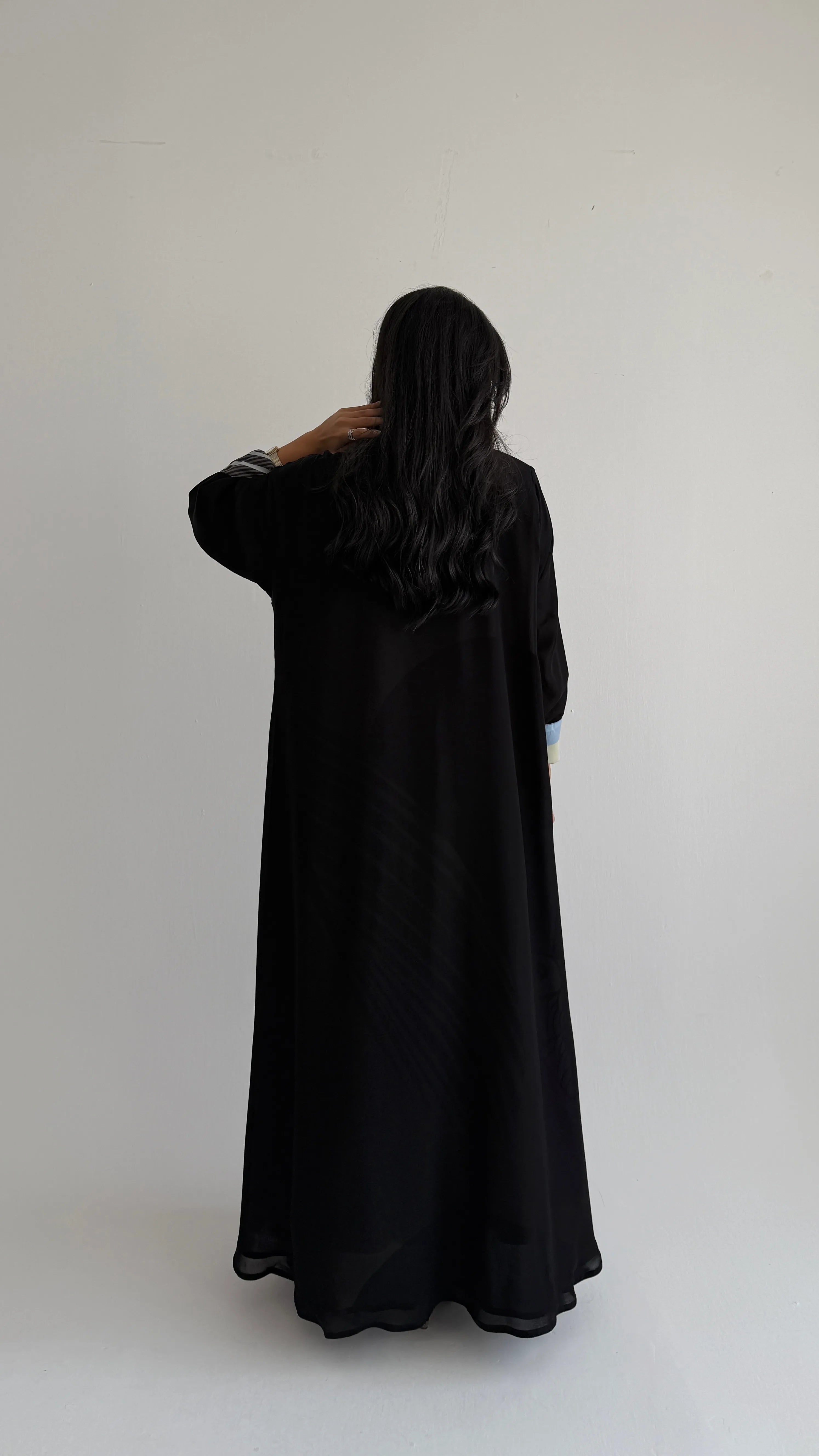 MW436 - عباية طباعة دبل فيس - Aya