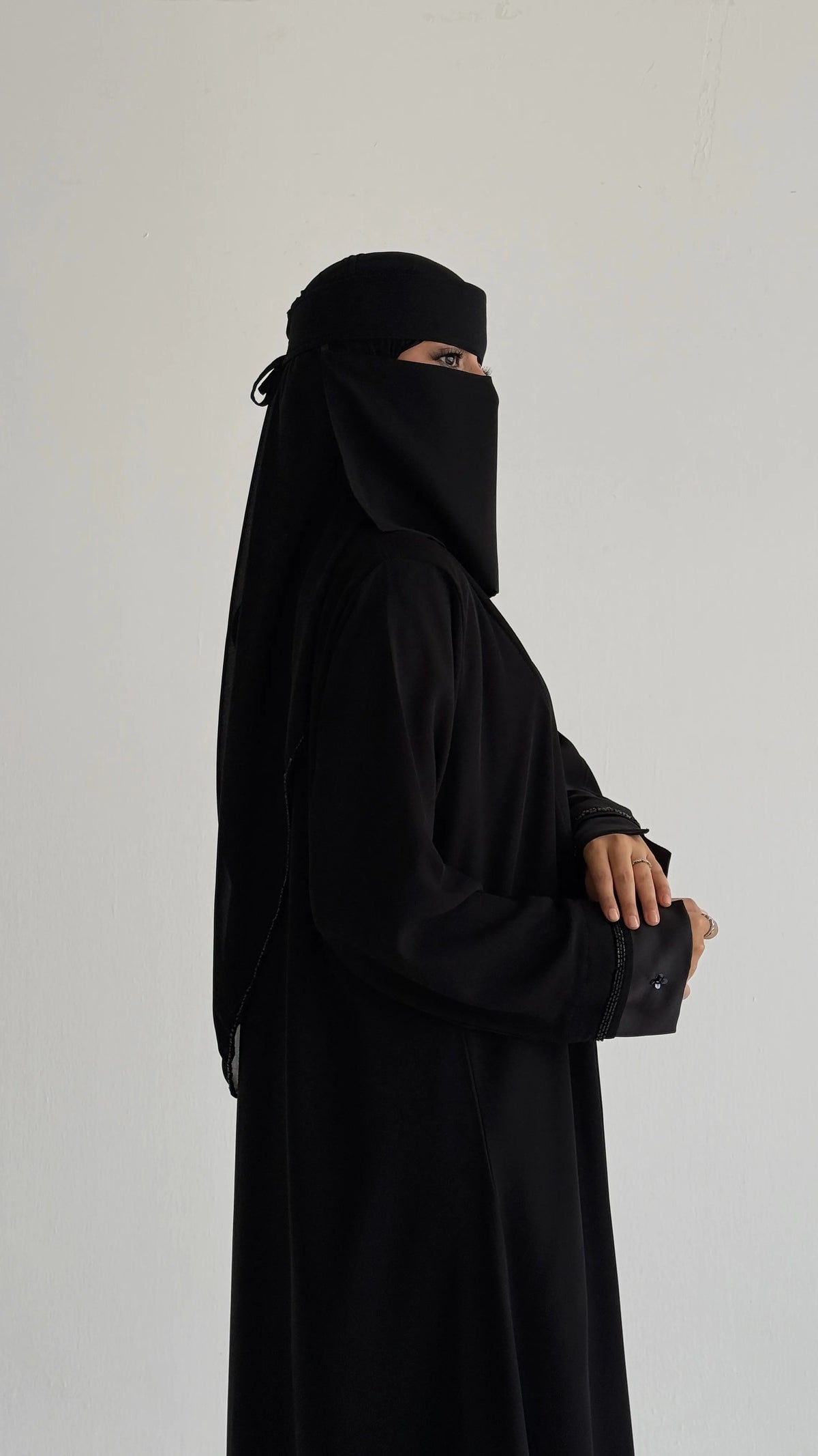 MW419 - عباية سوداء شك - Aya