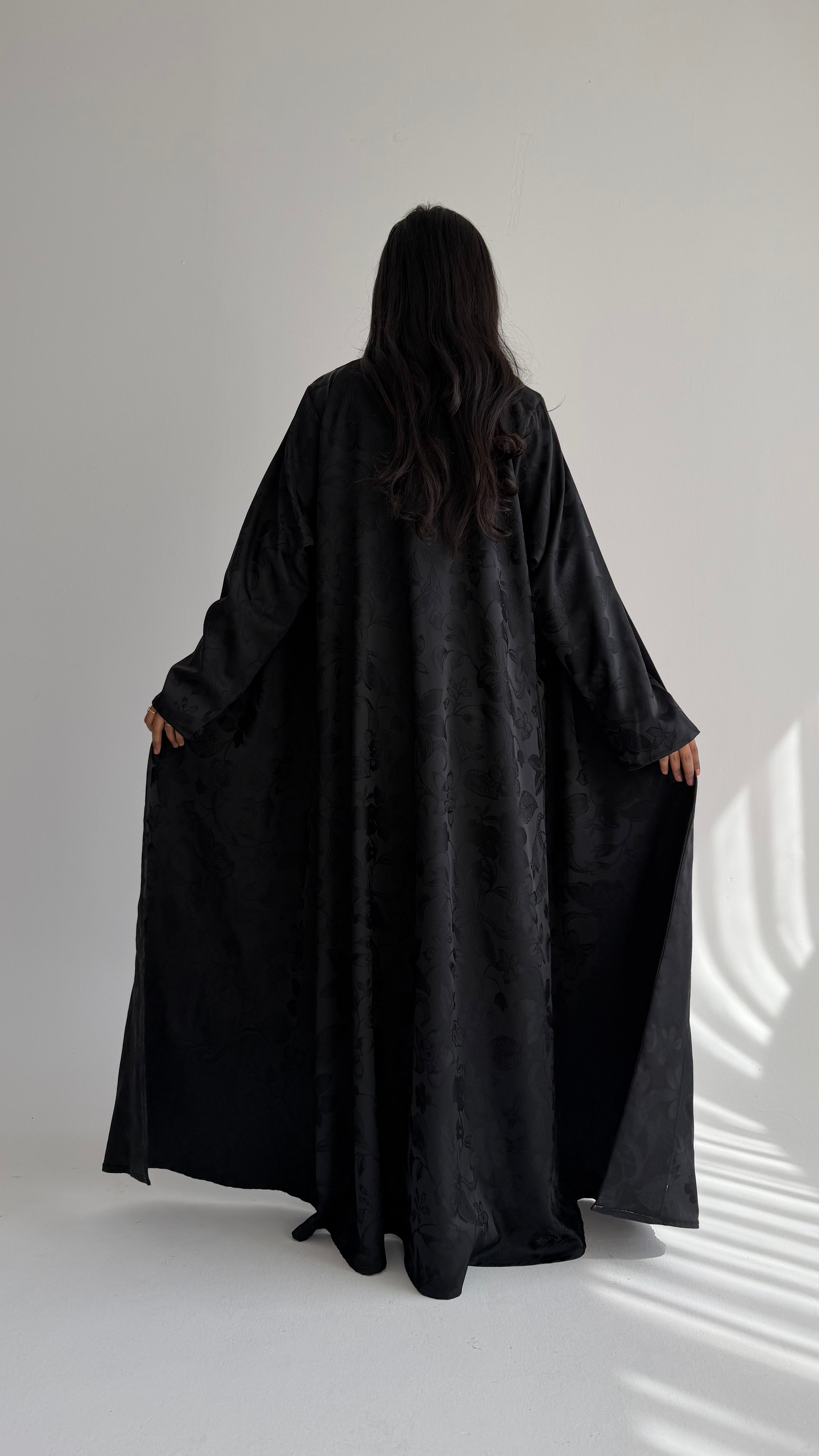 MWT813 - عباية بليزر جاكار - Aya