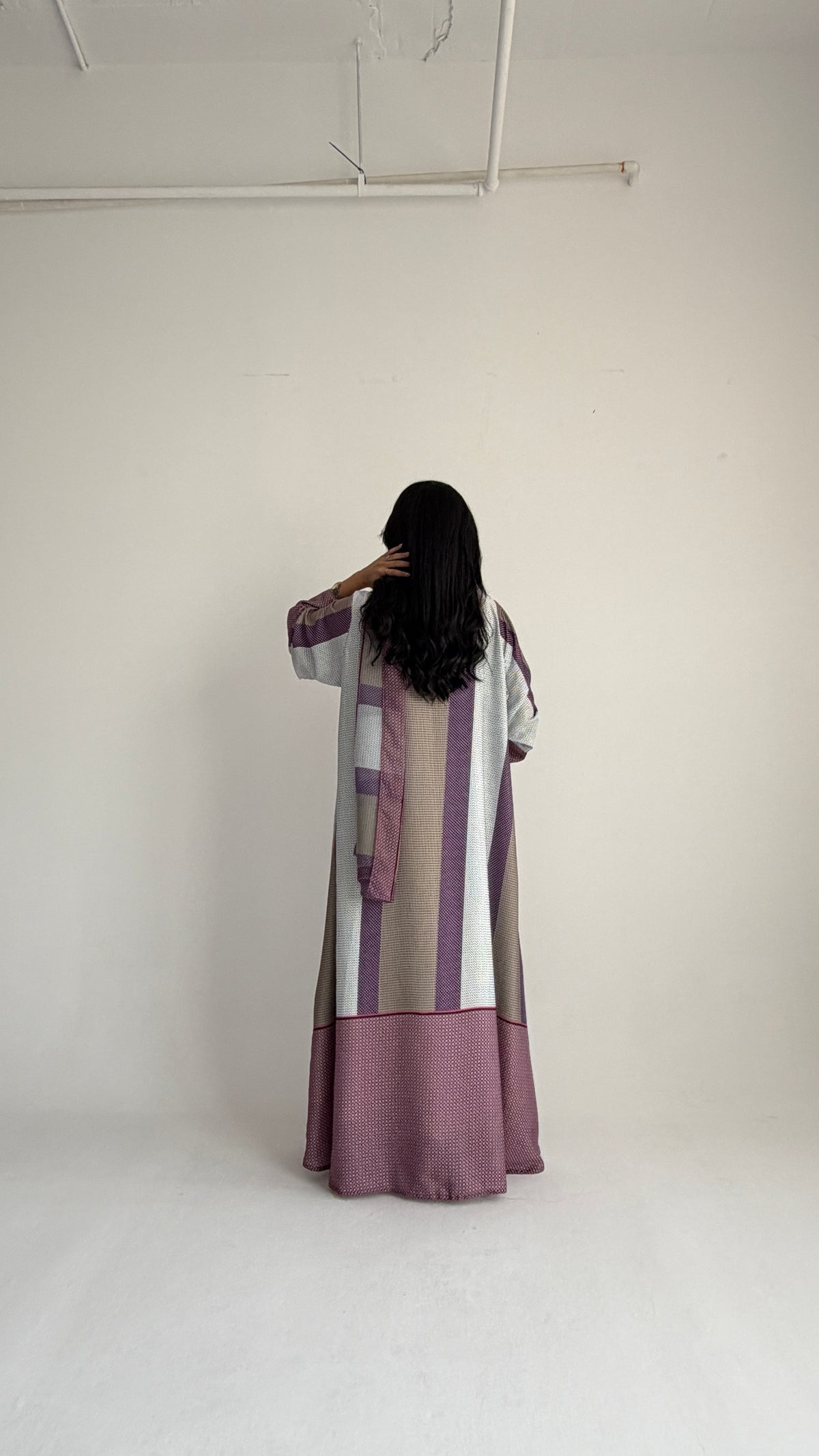 MWT1245 - Summer Printed Abaya |  عباية صيفية طباعة - Aya
