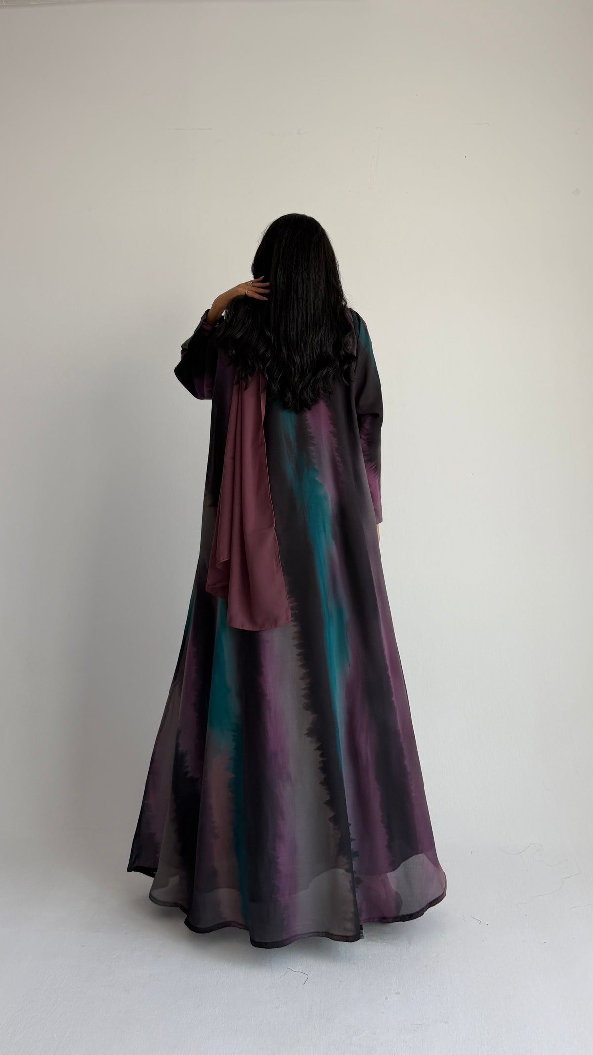 MWT2138 - عباية طباعة- Printed Abaya - Aya