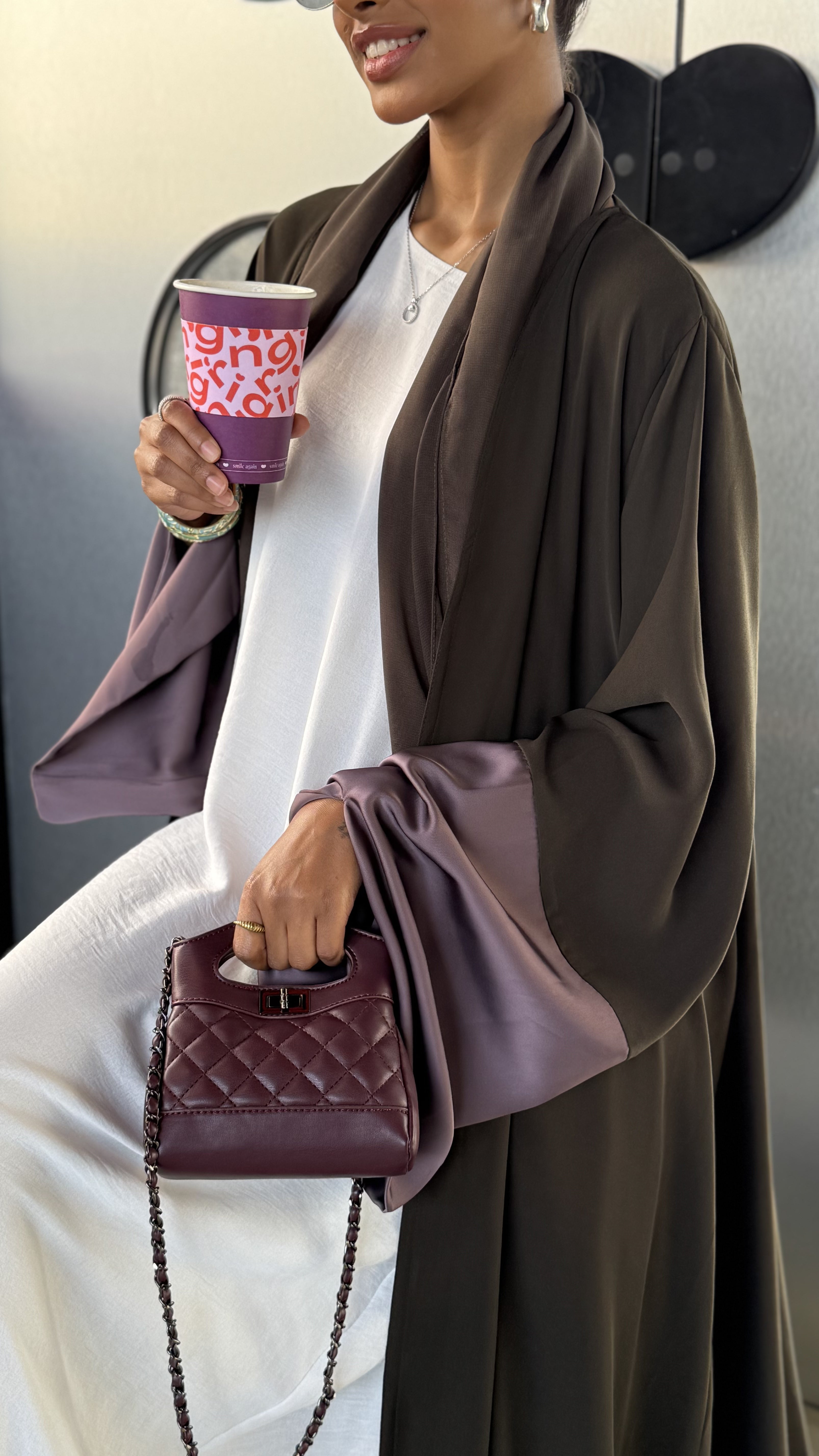 MW645 - Light Crepe Standing with Jacquard Half-Cloche
