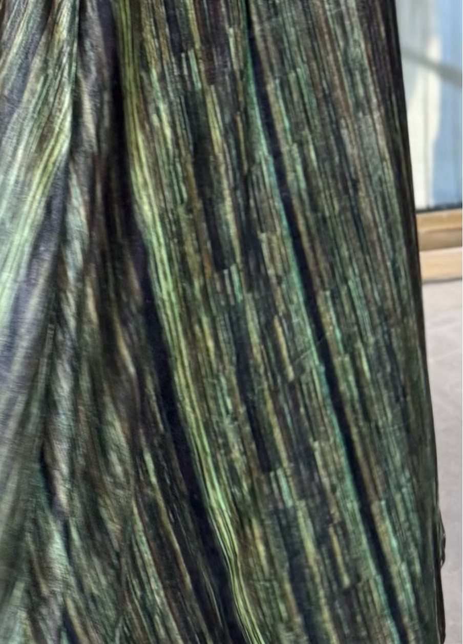 MWE115 - عباية مخمل طباعة - Aya