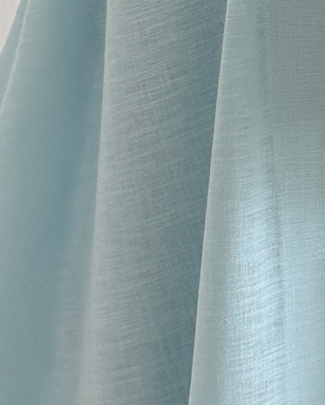 MWT5035 - قماش لينن سماوي مع تطريز سماوي - Aya