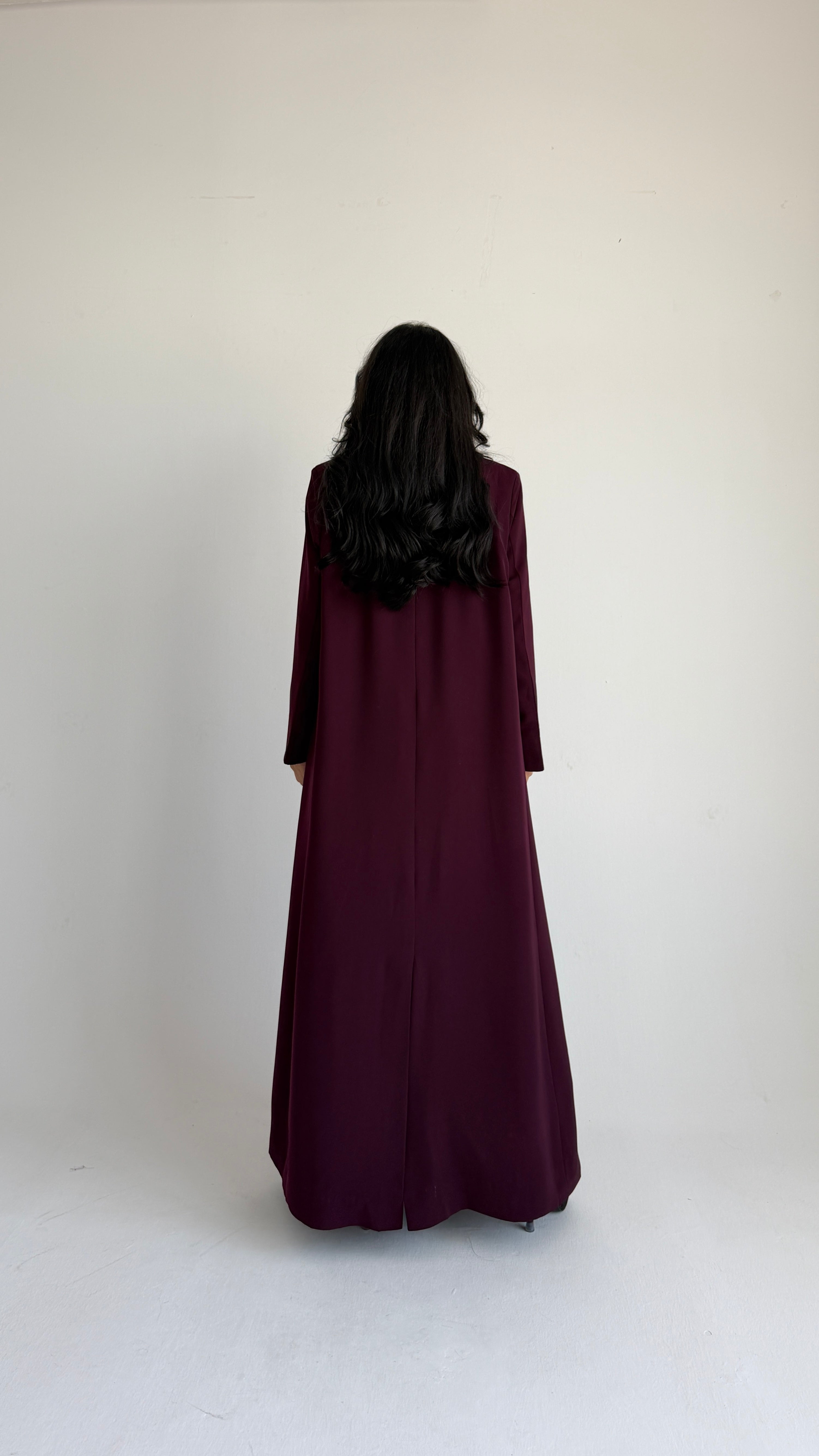 MWT1191 - عباية بليزر|  Blazer Abaya