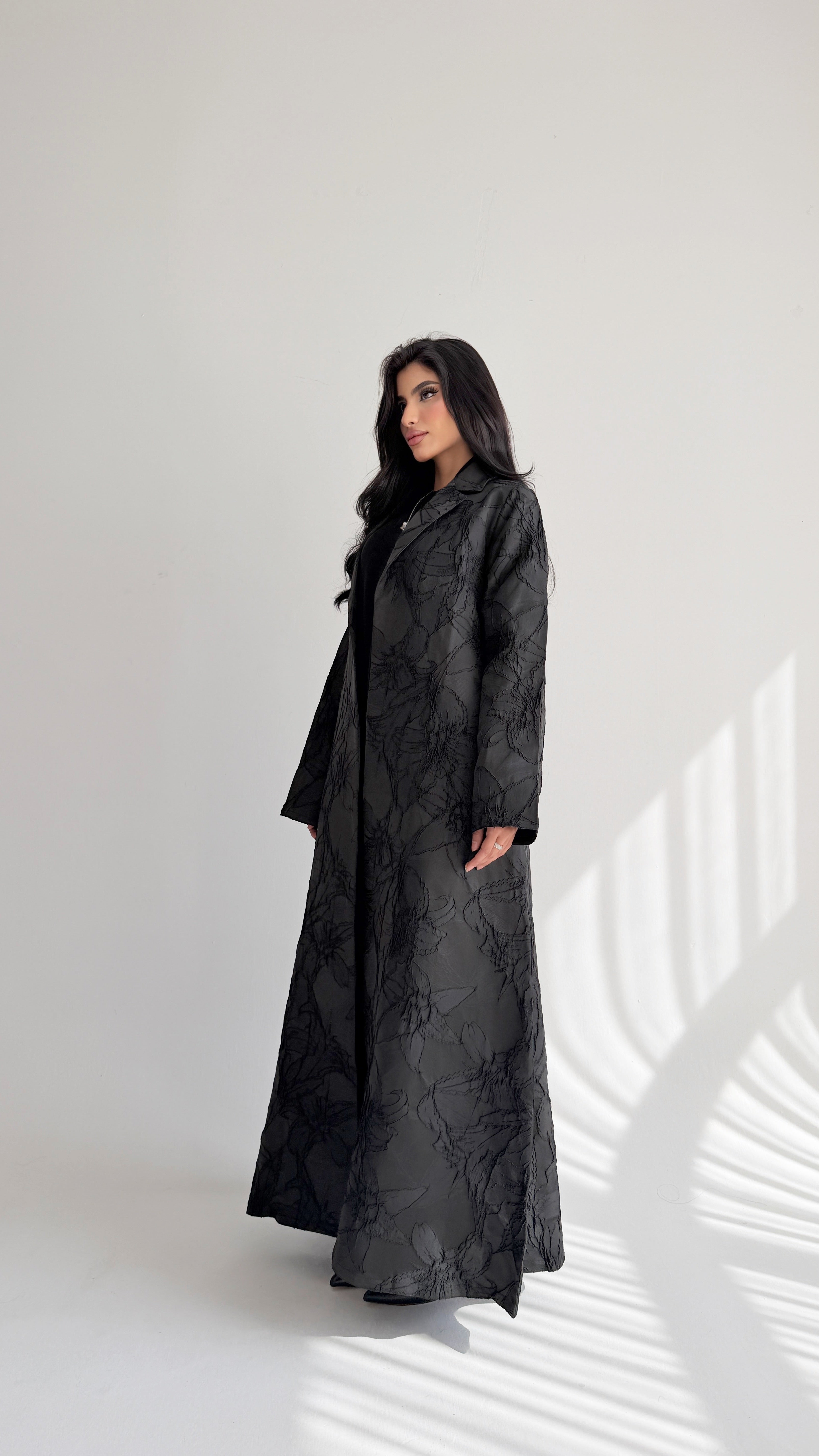 MWT850 - عباية بليزر جاكار - Aya