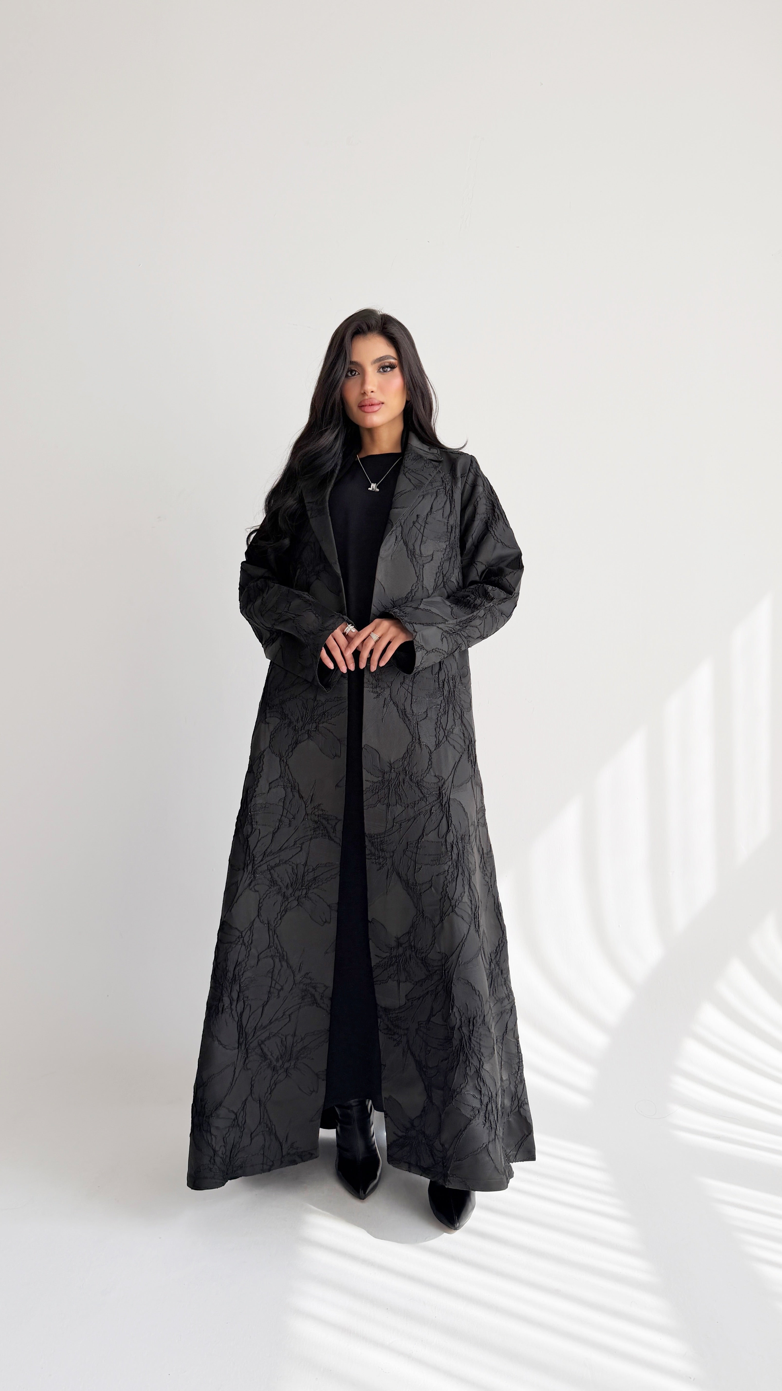 MWT850 - عباية بليزر جاكار - Aya