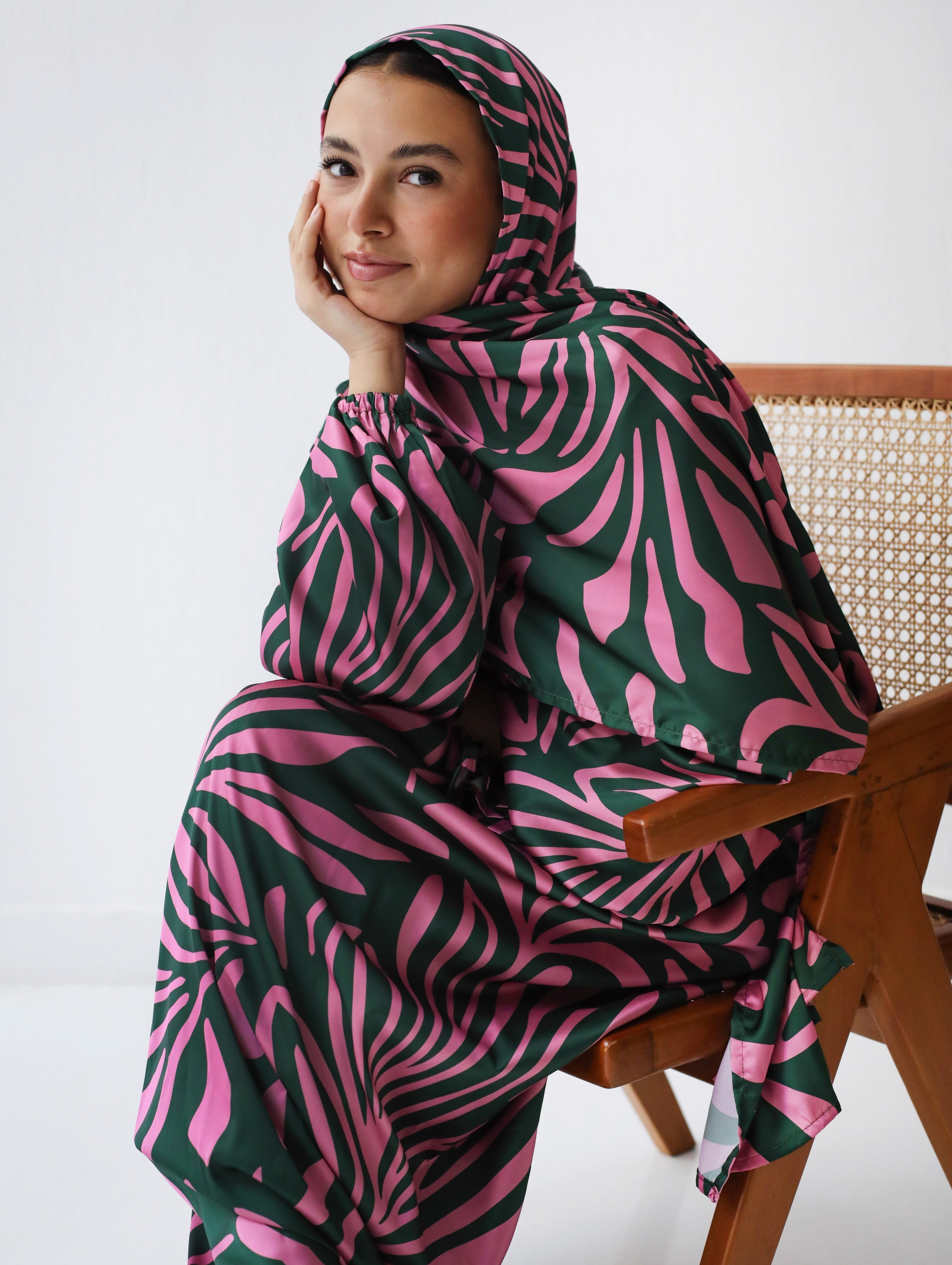 Green Fiora Prayer Dress - Aya