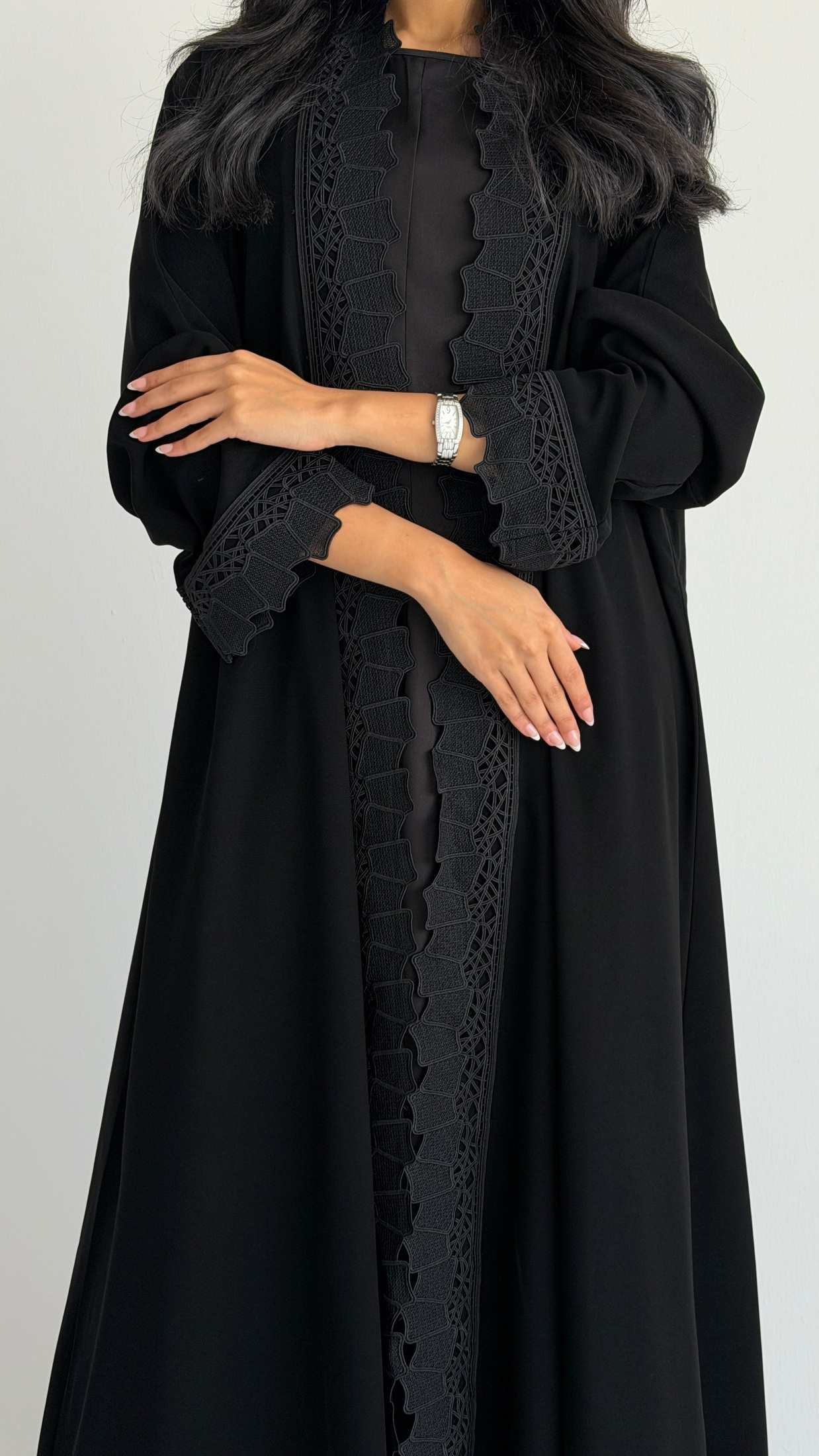 MWT2087 - عباية سوداء يومية - Aya