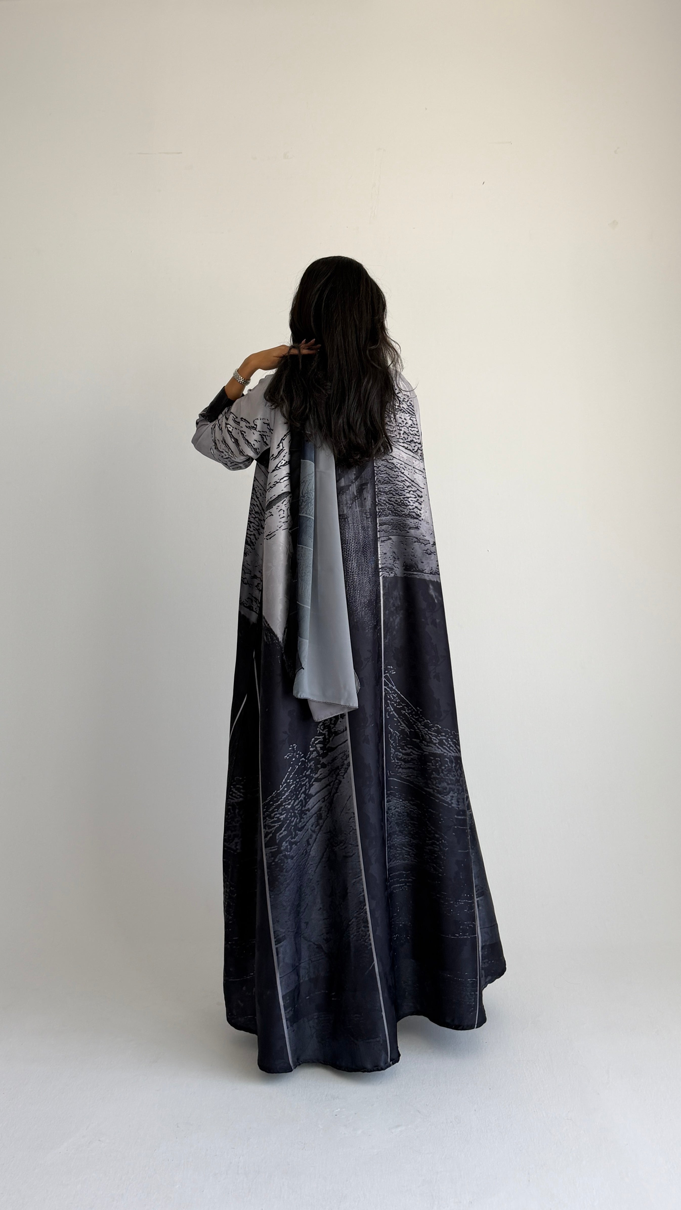 MWT1437 عباية طباعة | Printed Abaya