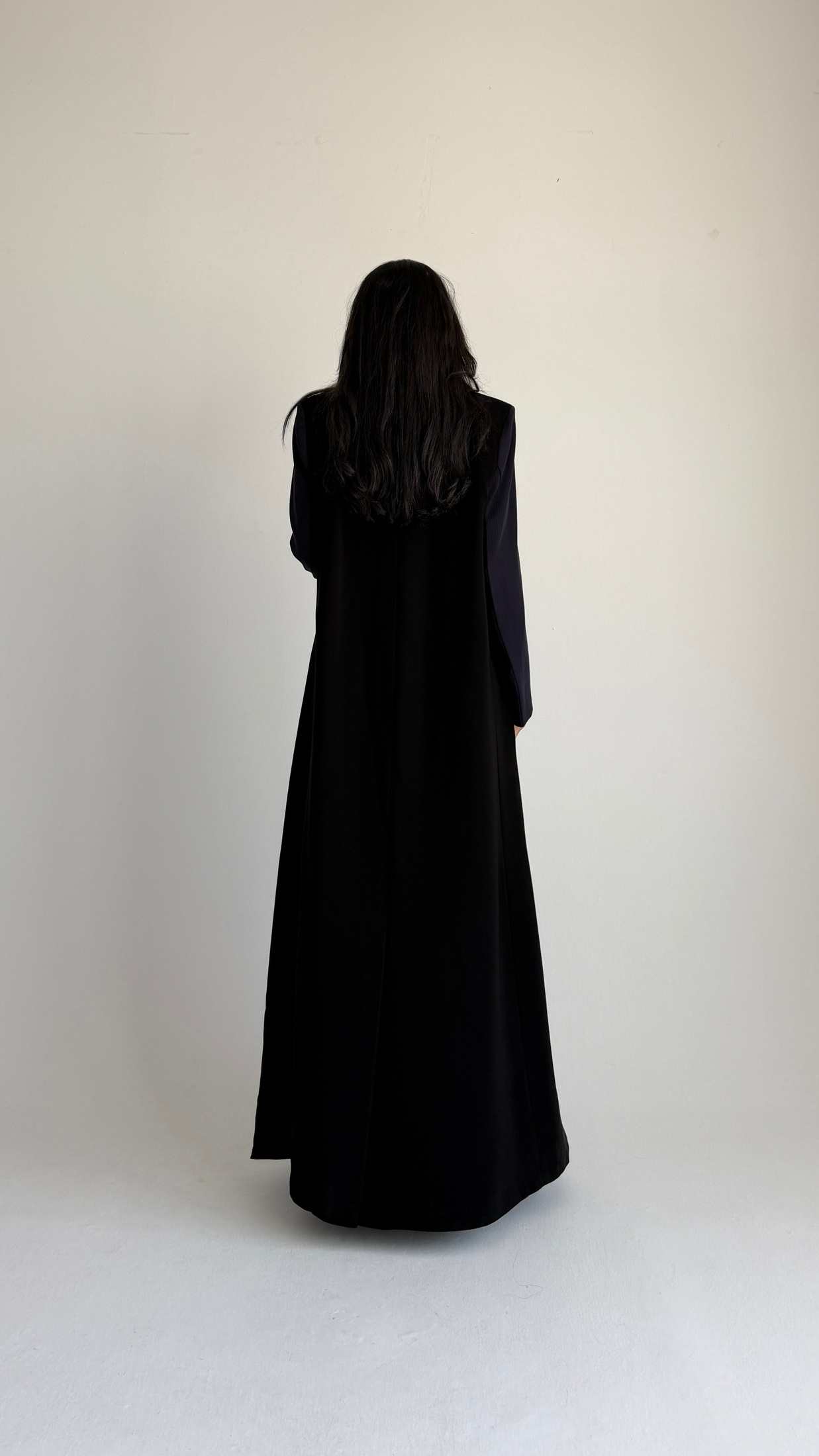 MWT1213 - عباية بليزر|  Blazer Abaya
