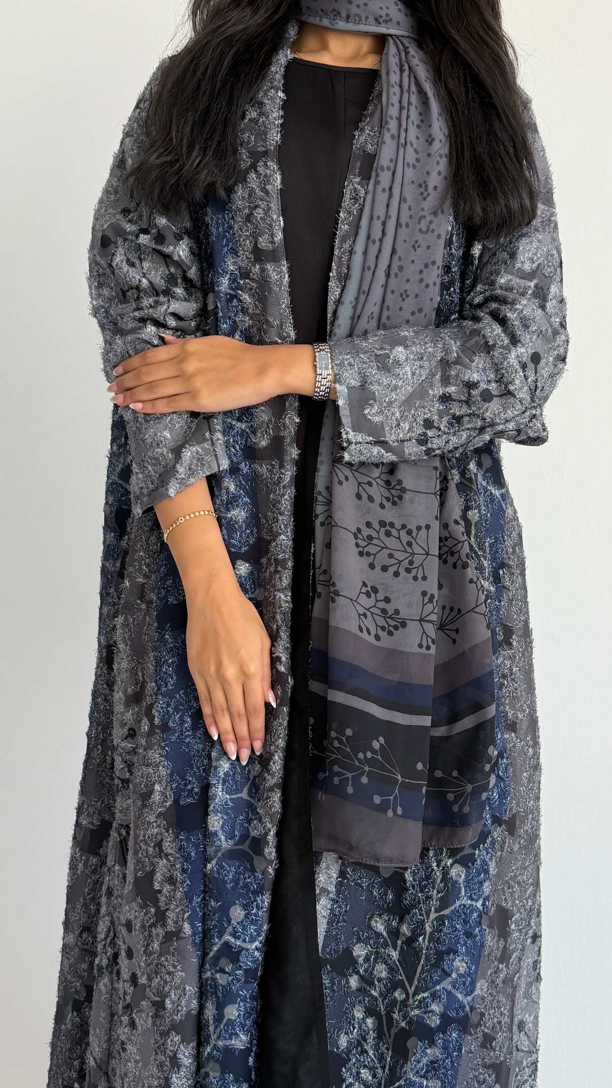 MWT1365 عباية طباعة | Printed Abaya - Aya