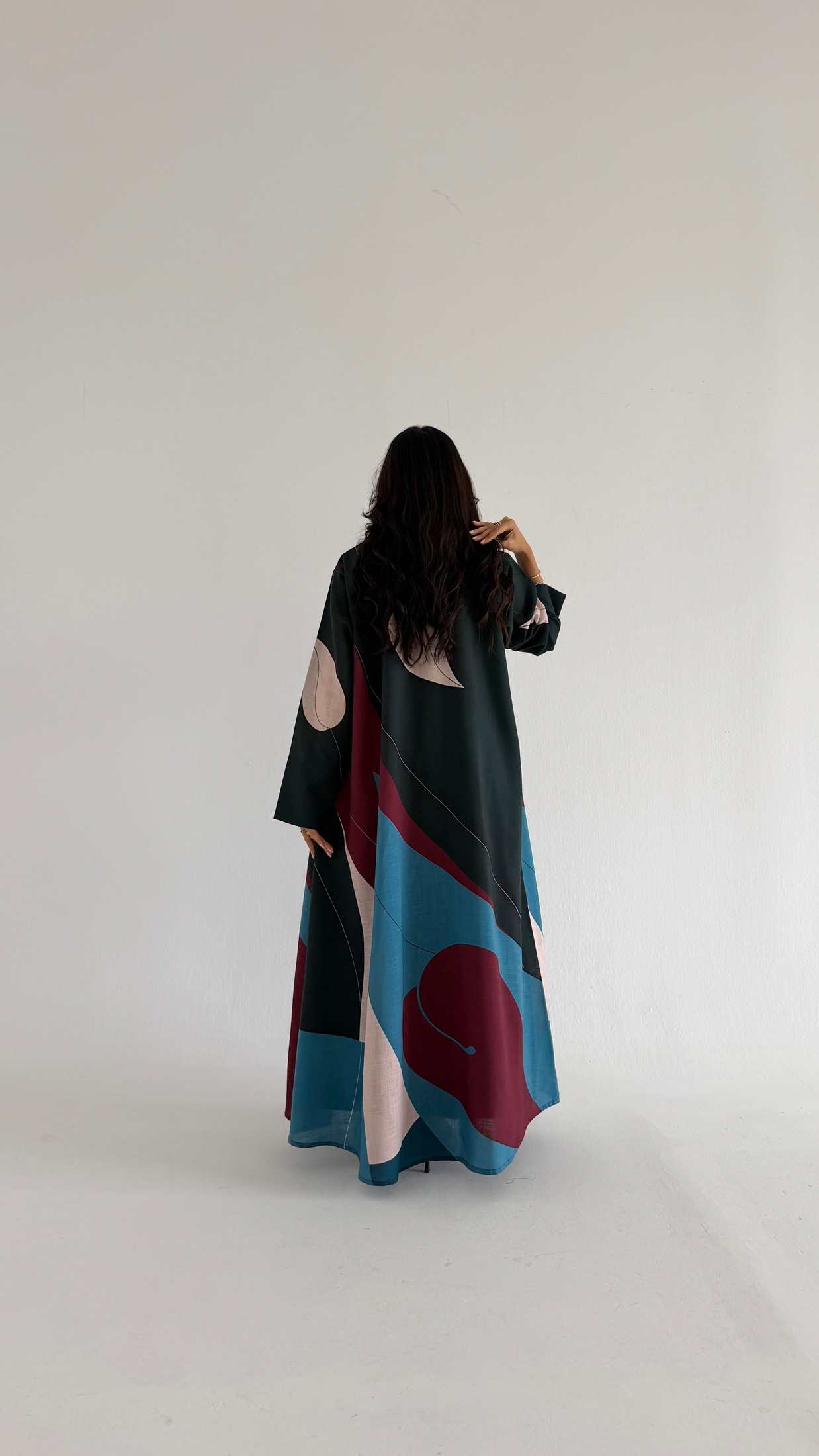 MWT1131 - عباية طباعة | Printed Abaya - Aya
