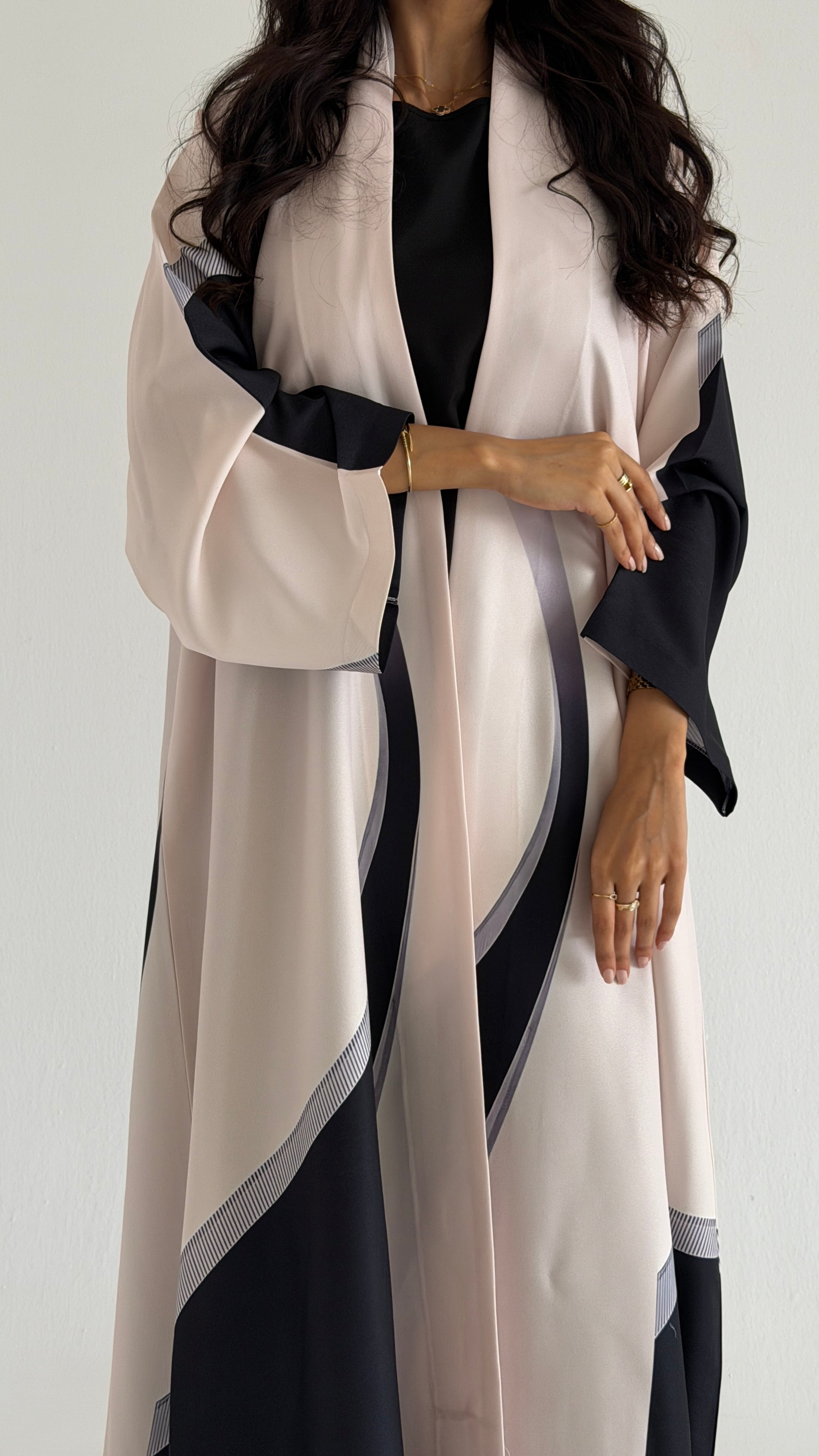 MWT1138 - عباية طباعة | Printed Abaya - Aya