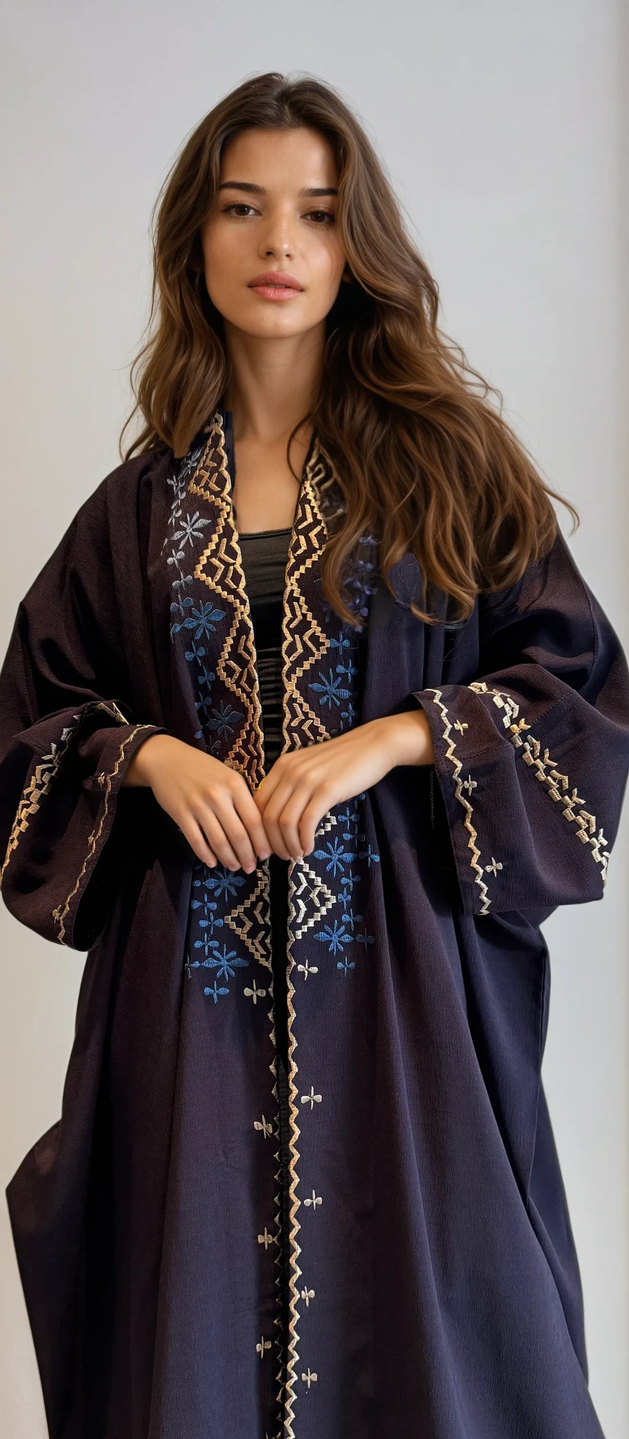 MWT364 - عباية موفي تطريز - Aya