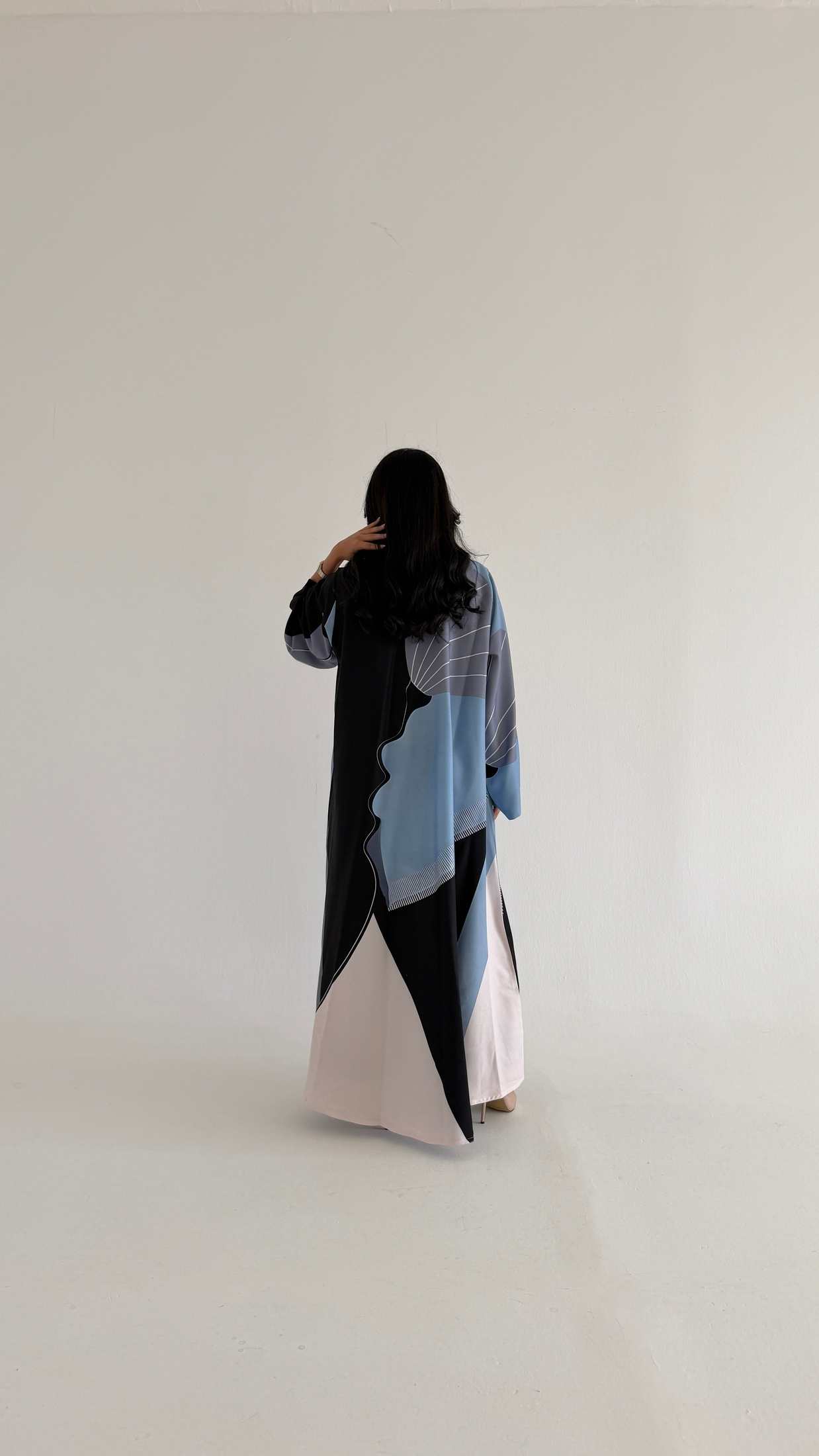 MWT1141 - عباية طباعة | Printed Abaya - Aya