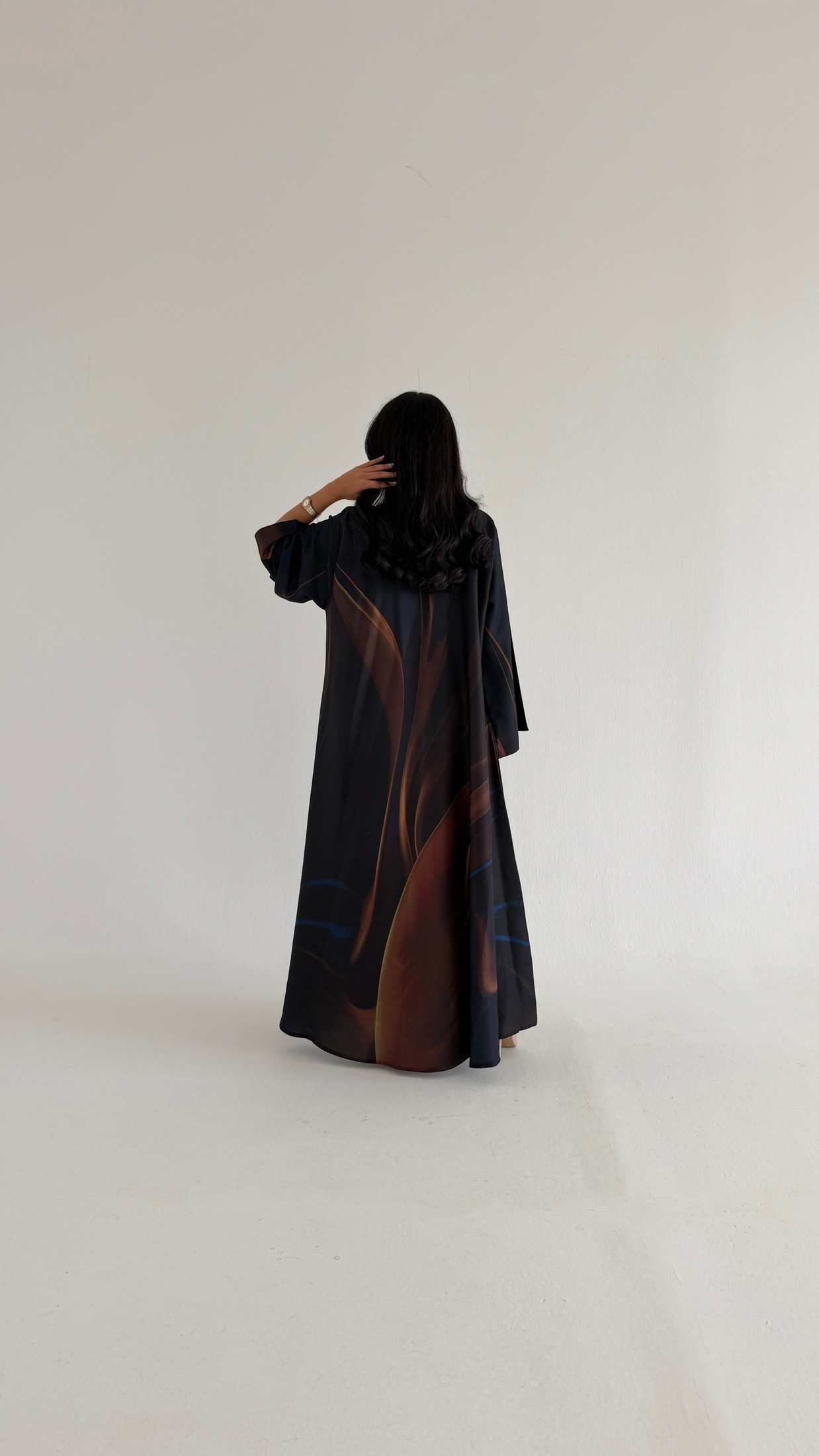 MWT1145 - عباية طباعة | Printed Abaya - Aya