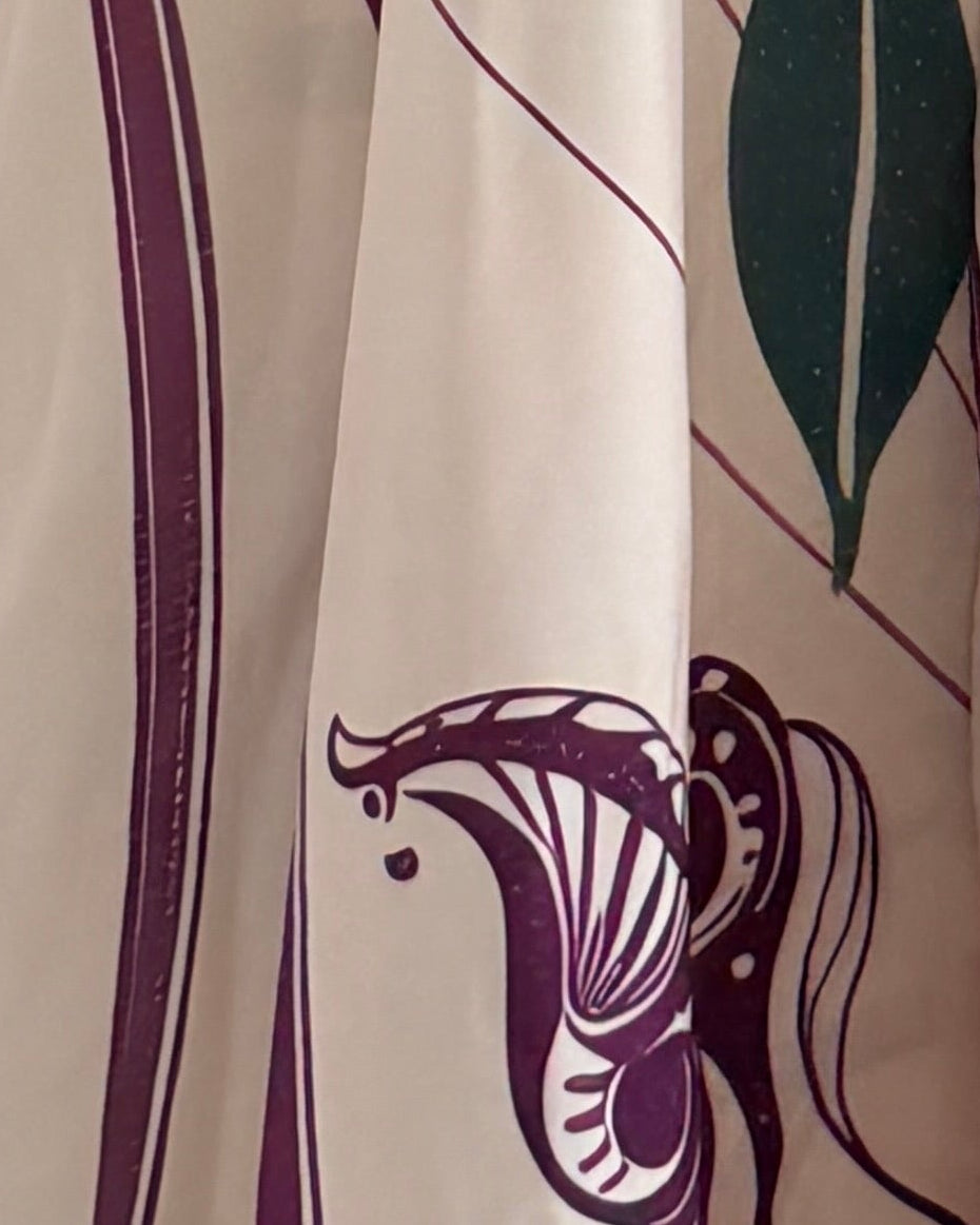 MWT1137 - عباية طباعة | Printed Abaya - Aya