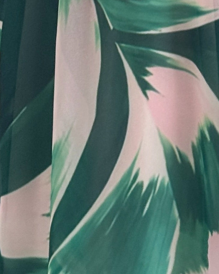 MWT2061 - عباية طباعة صيفية  |  Summer printed abaya - Aya