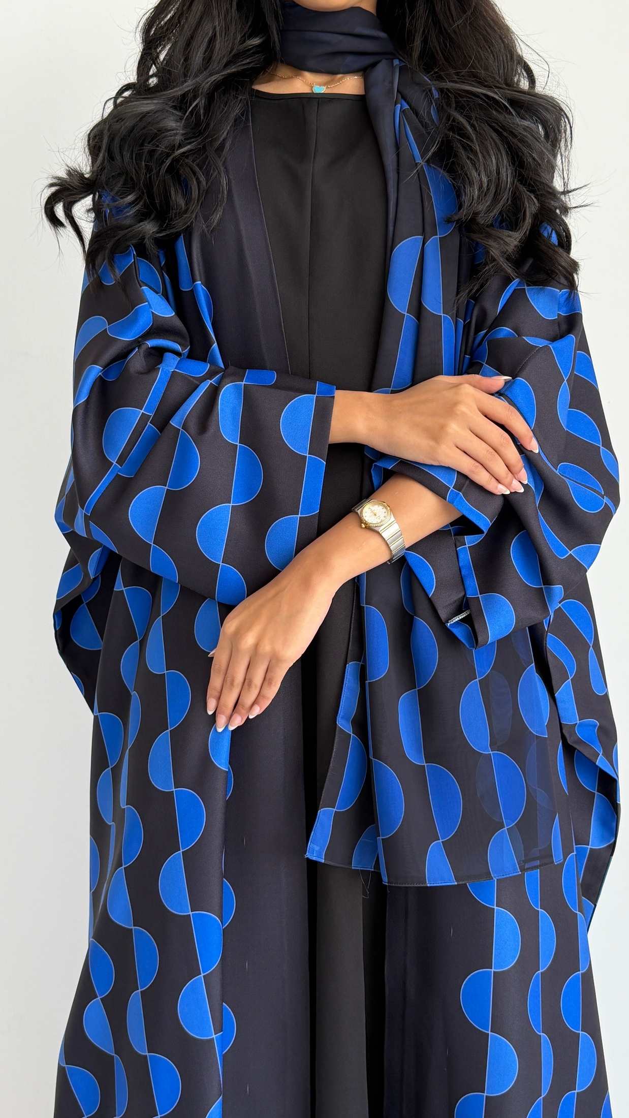MWT2095 - Summer Printed Abaya |  عباية صيفية طباعة - Aya