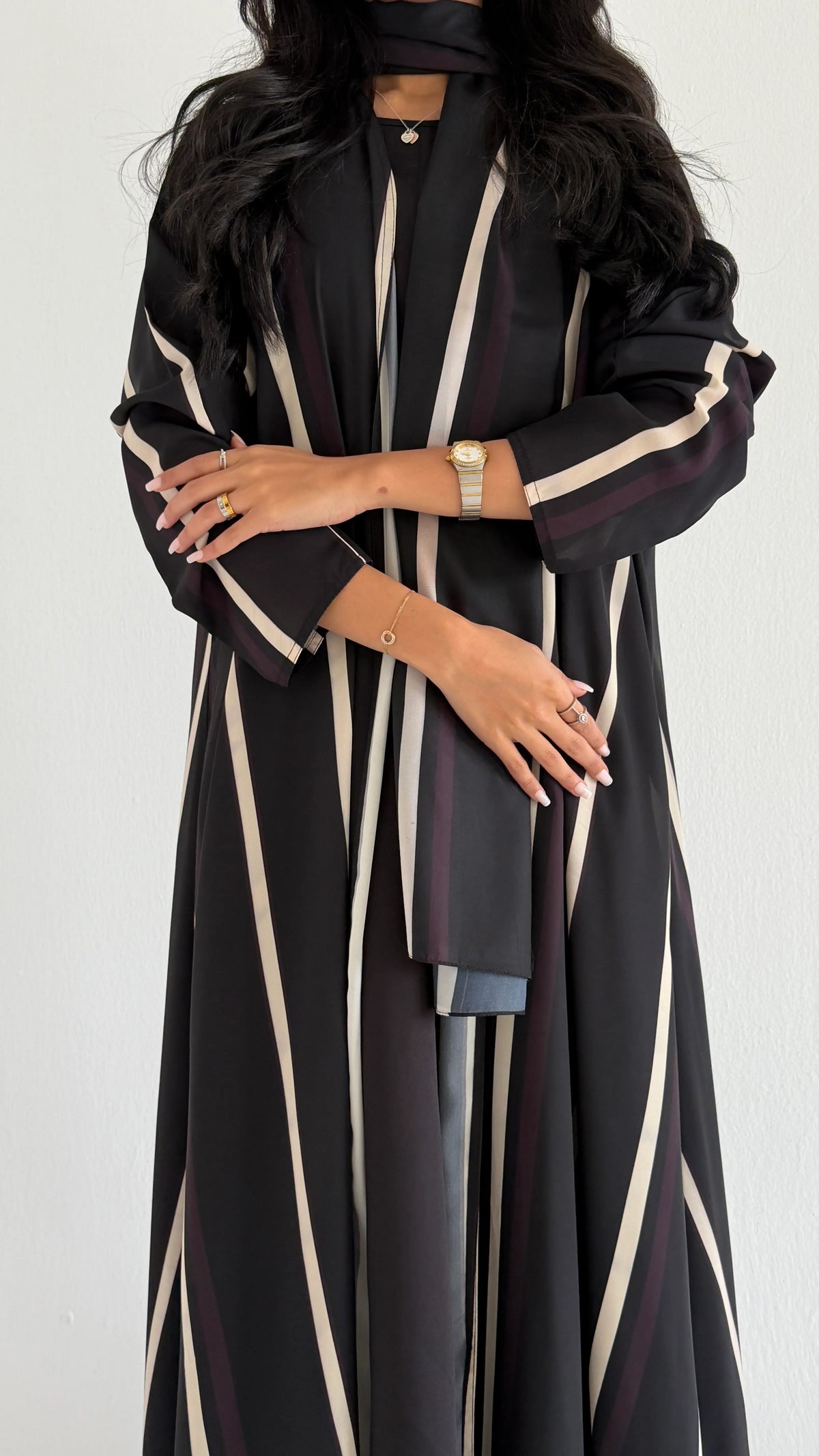 MWT1282 - عباية طباعة مخطط
