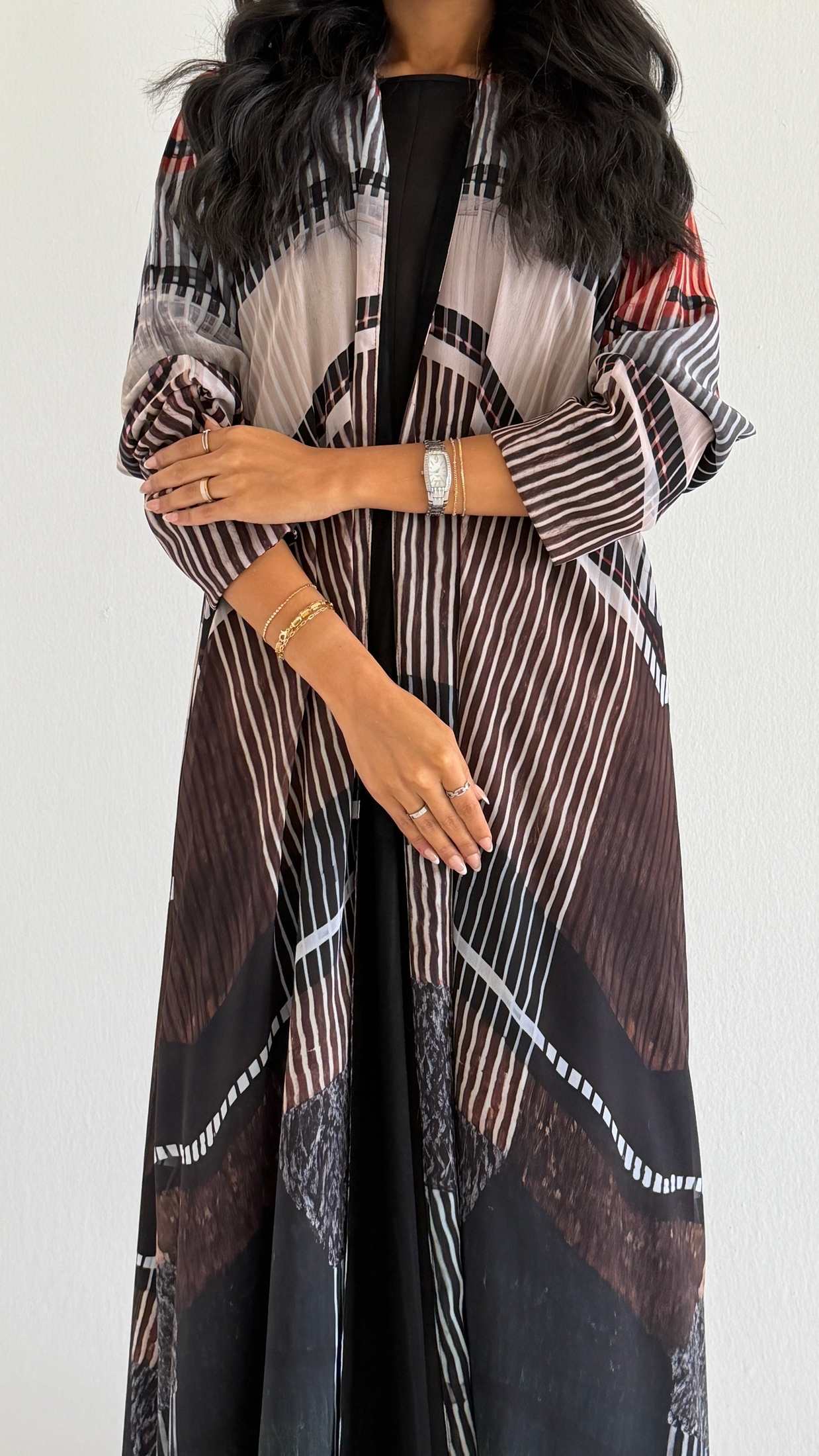 MWT2102 - Summer Printed Abaya |  عباية صيفية طباعة - Aya
