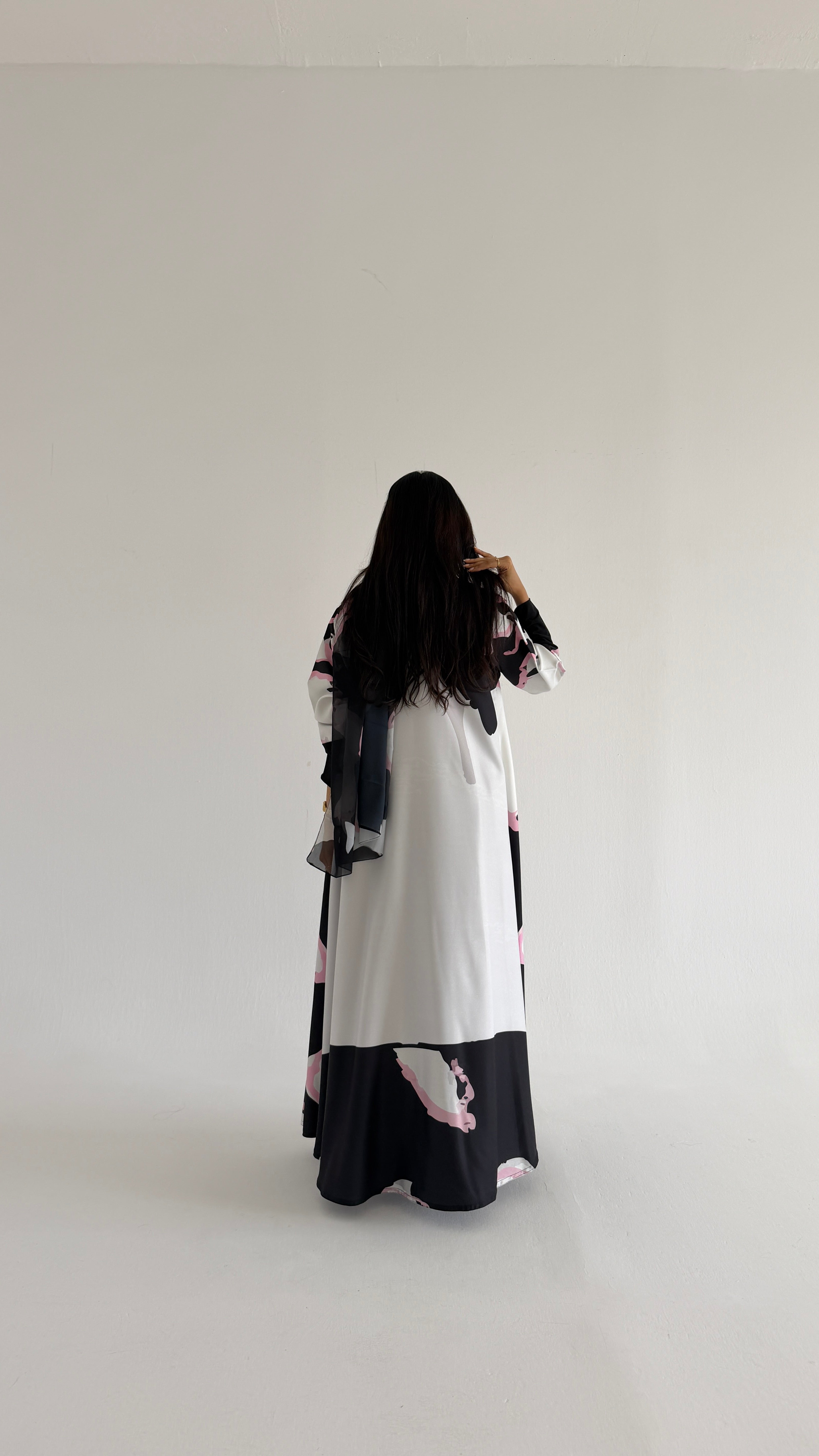 MWT1160 - عباية طباعة | Printed Abaya - Aya