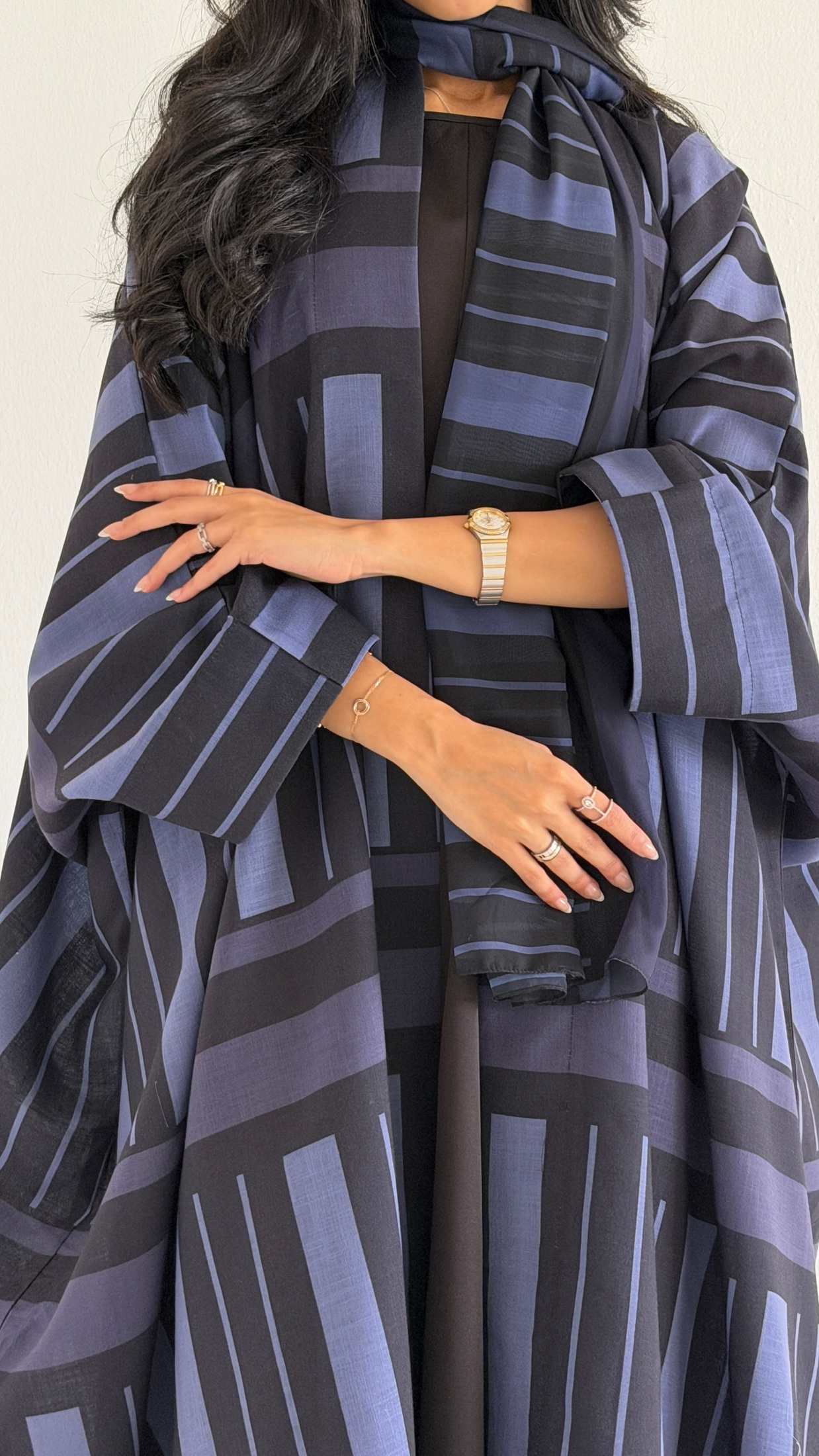 MWT1515 عباية طباعة | Printed Abaya - Aya